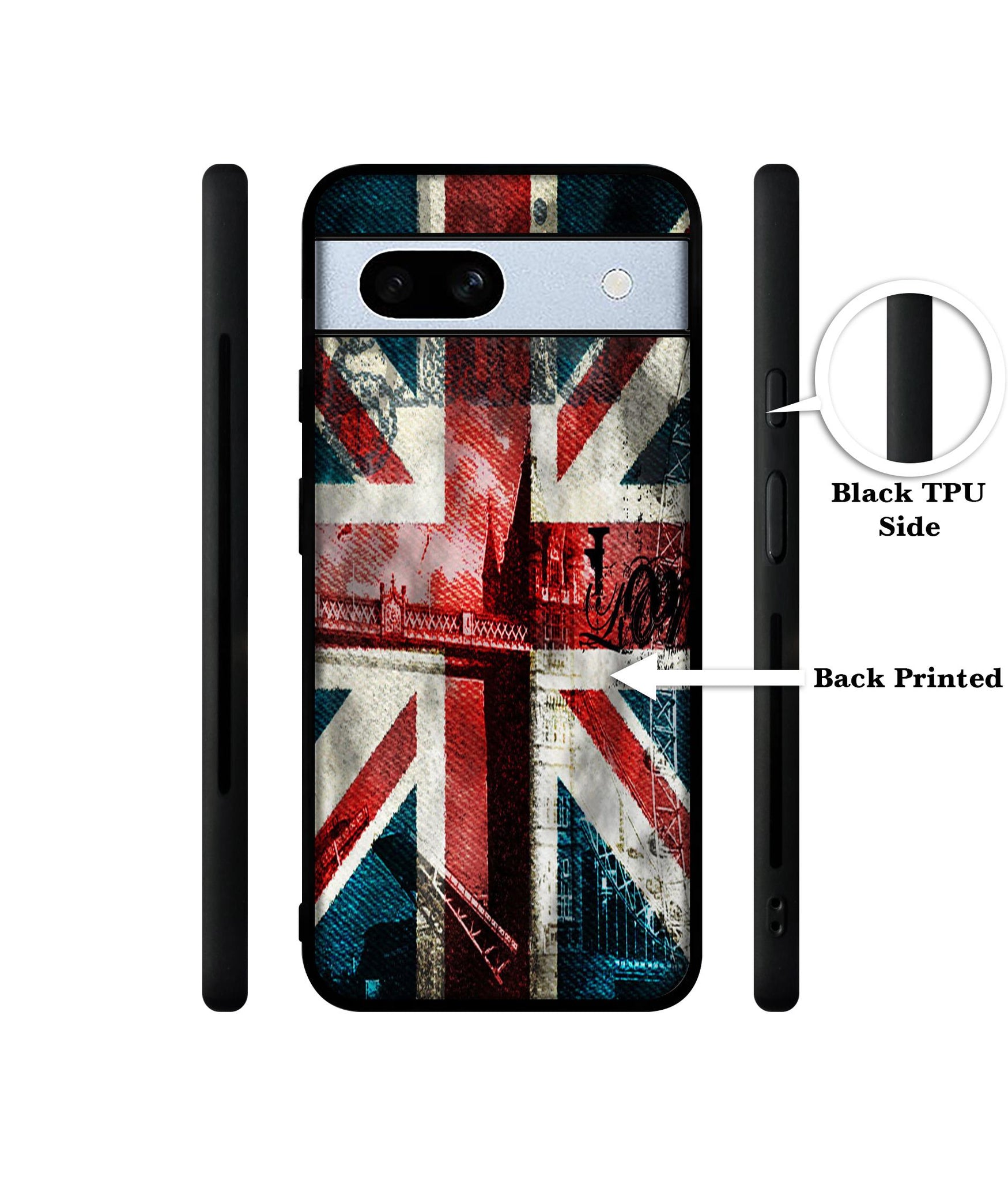London Flag wallpaper Designer 2D Printed Back Case Cover for Google Pixel 7A 5G