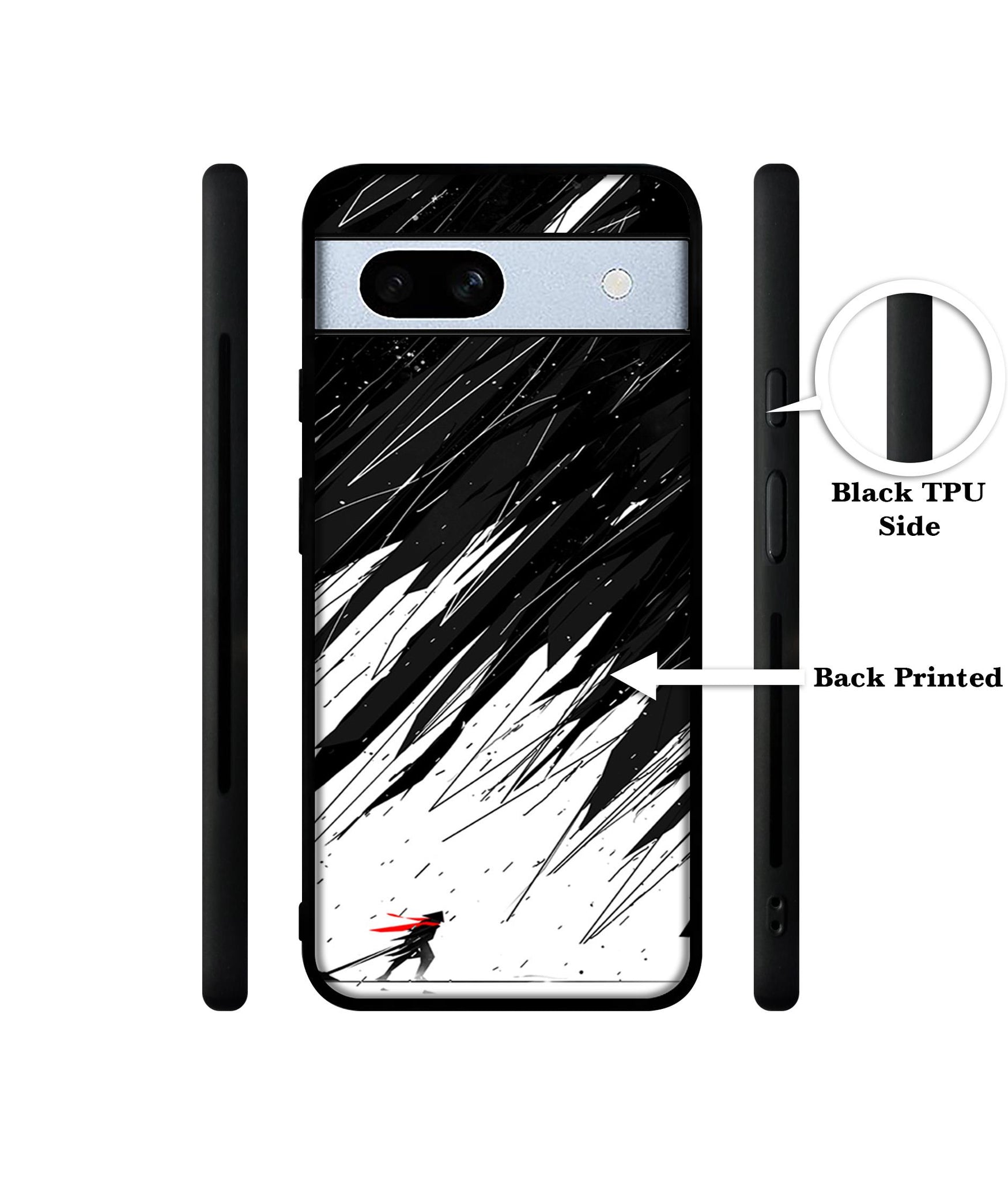 Geometric Strom Designer 2D Printed Back Case Cover for Google Pixel 7A 5G