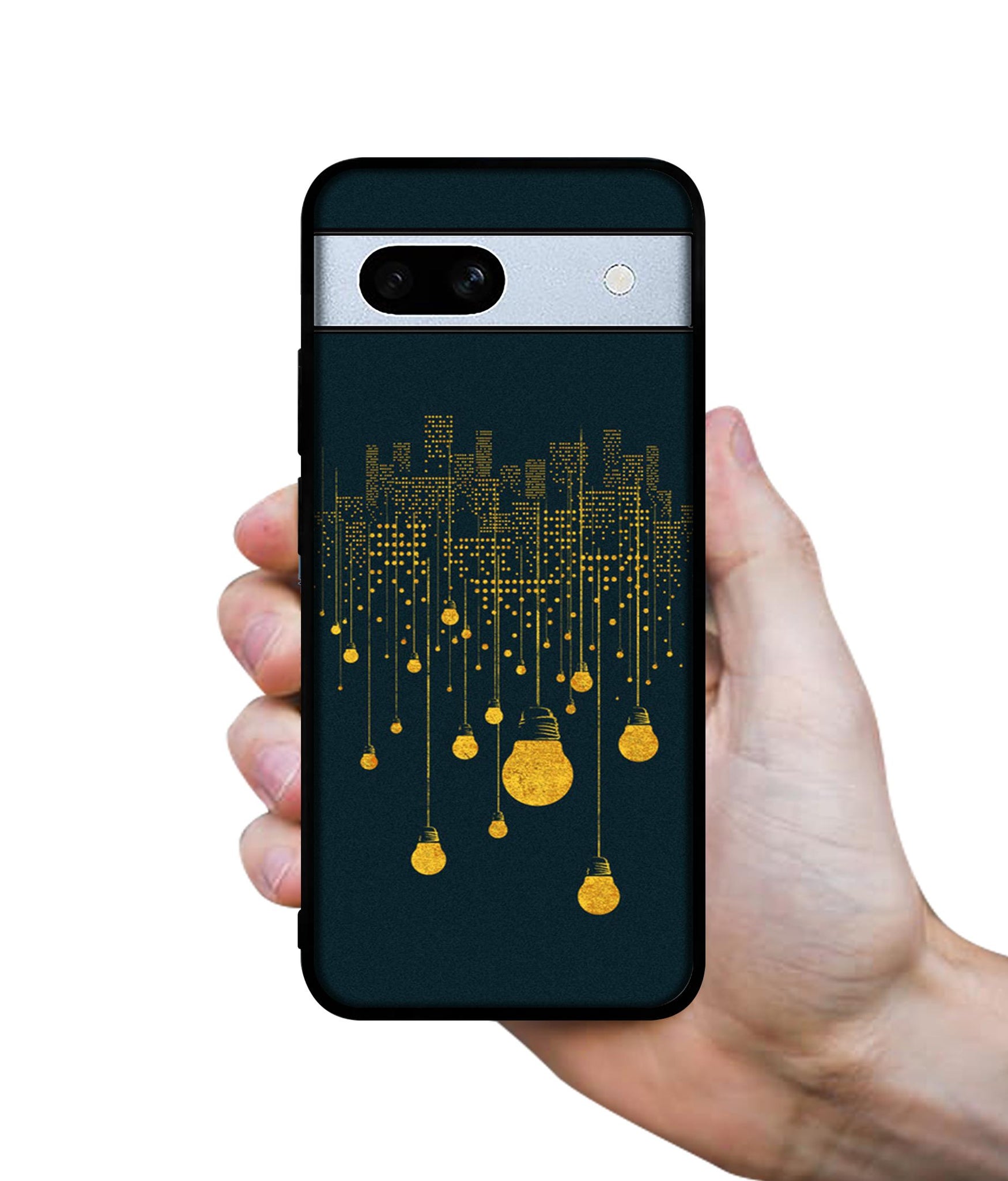 City Light Pattern Designer 2D Printed Back Case Cover for Google Pixel 7A 5G