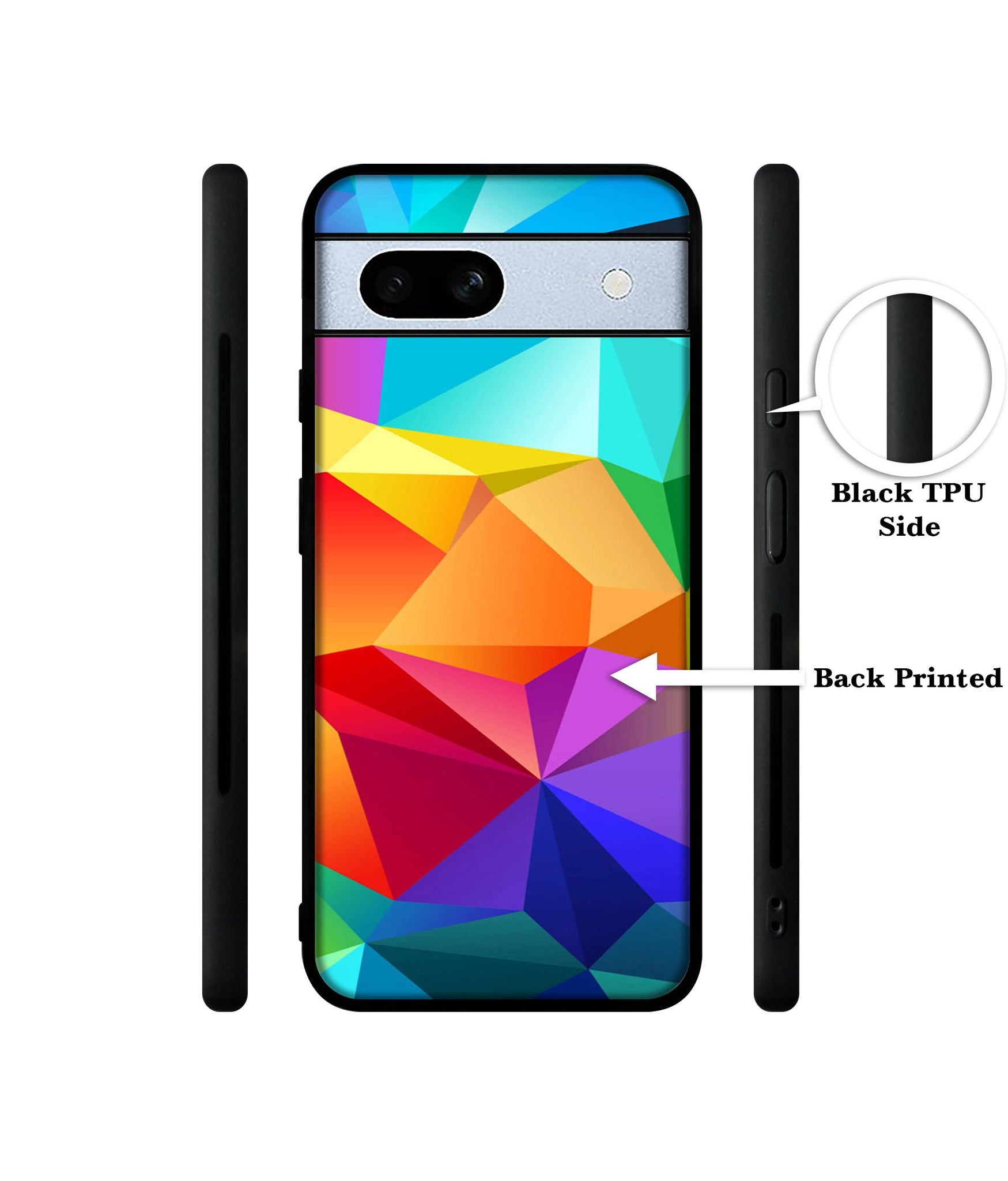 Colorful Pattern Designer 2D Printed Back Case Cover for Google Pixel 7A 5G