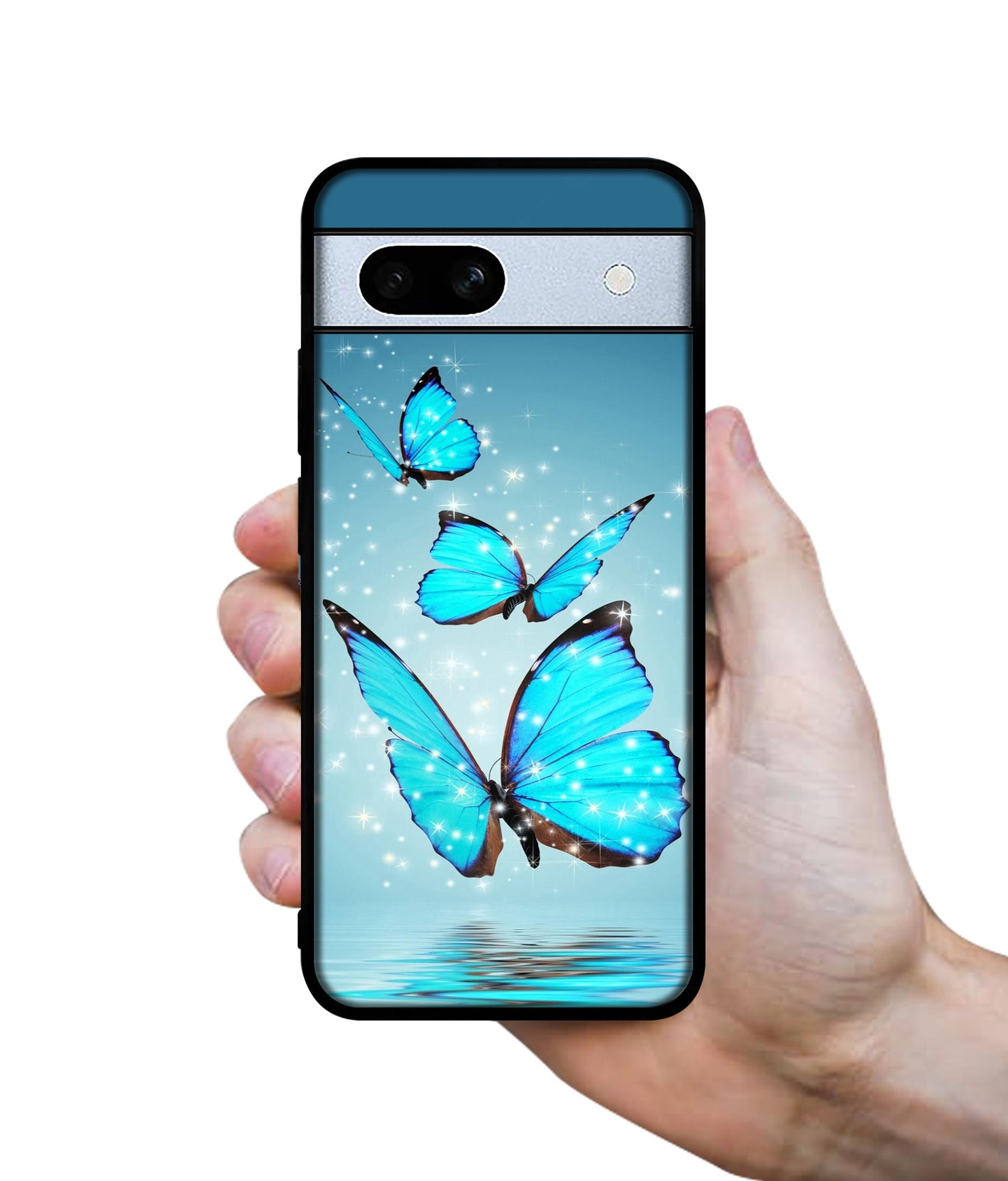 Flying Butterflies Designer 2D Printed Back Case Cover for Google Pixel 7A 5G