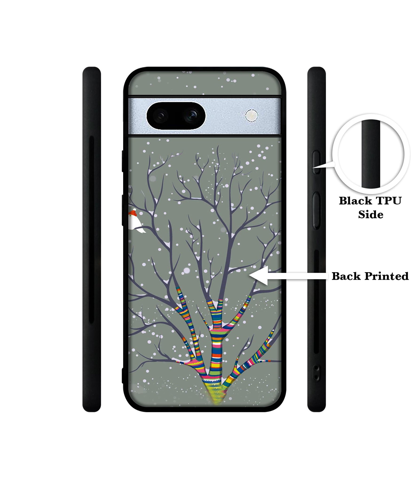 Winter Pattern Print Designer 2D Printed Back Case Cover for Google Pixel 7A 5G