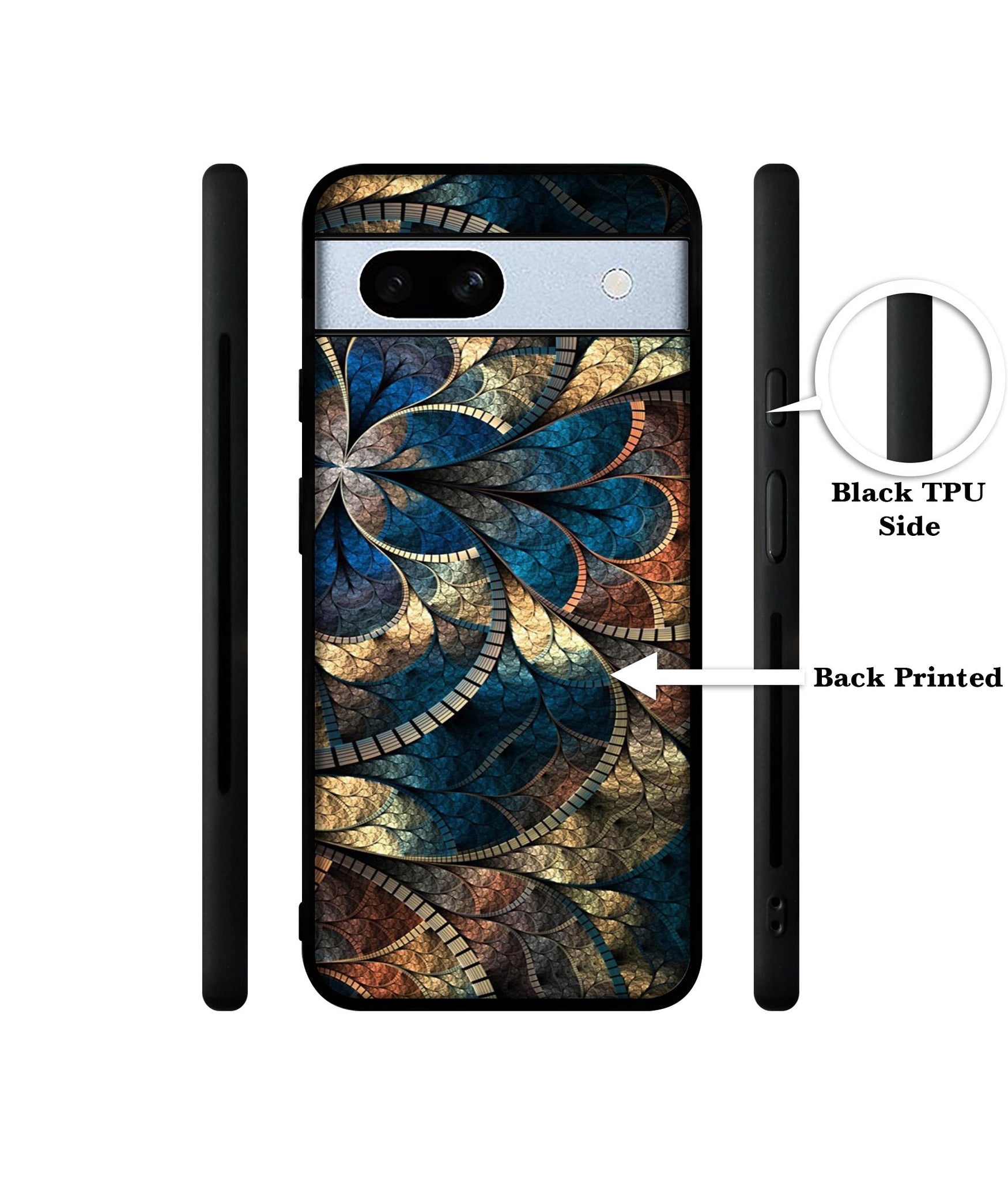Fractional Pattern Designer 2D Printed Back Case Cover for Google Pixel 7A 5G