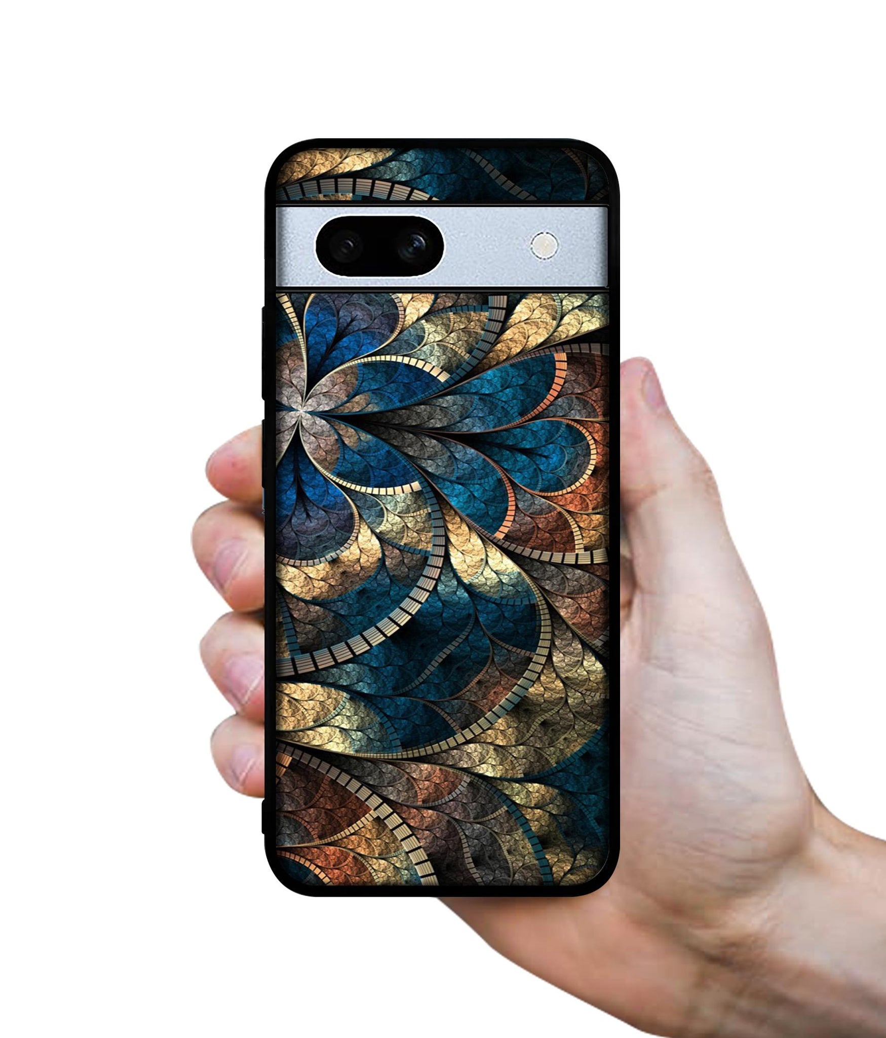 Fractional Pattern Designer 2D Printed Back Case Cover for Google Pixel 7A 5G
