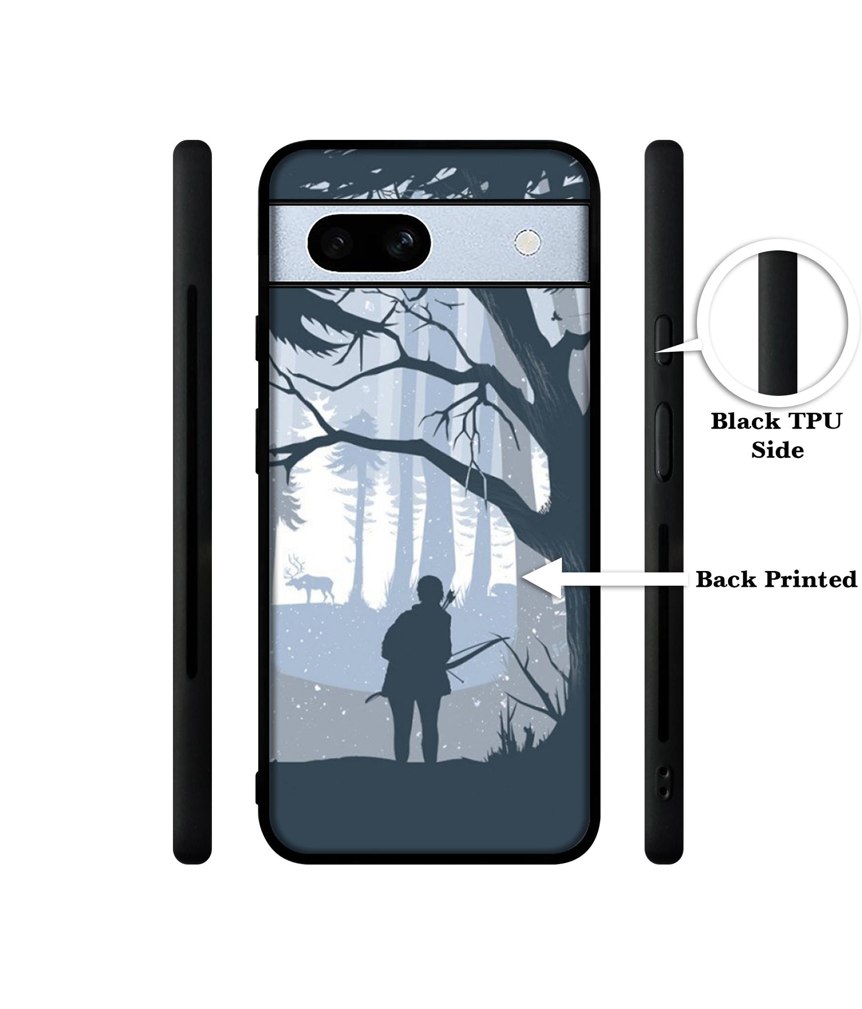 Hunter Designer 2D Printed Back Case Cover for Google Pixel 7A 5G