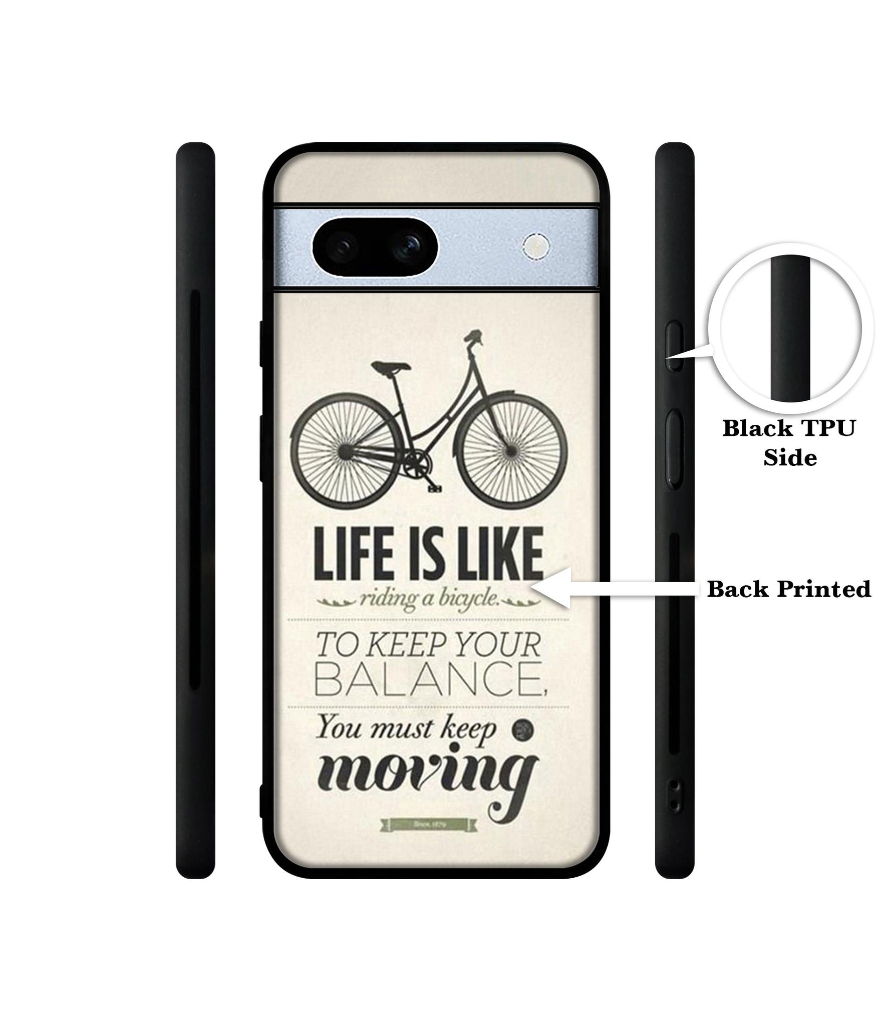 Life is Like Moving Designer 2D Printed Back Case Cover for Google Pixel 7A 5G