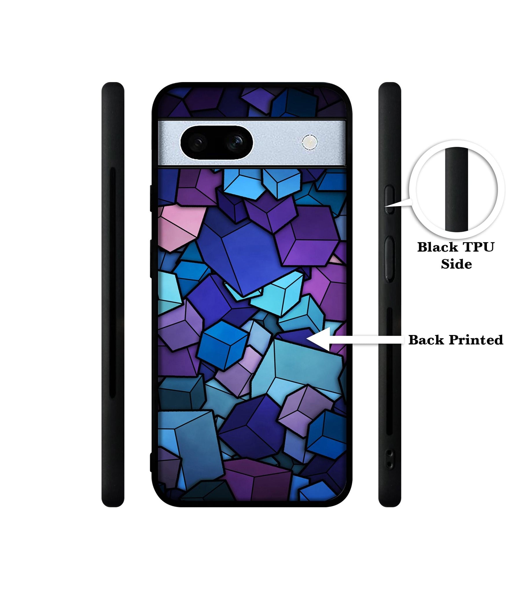 Color Box Designer 2D Printed Back Case Cover for Google Pixel 7A 5G