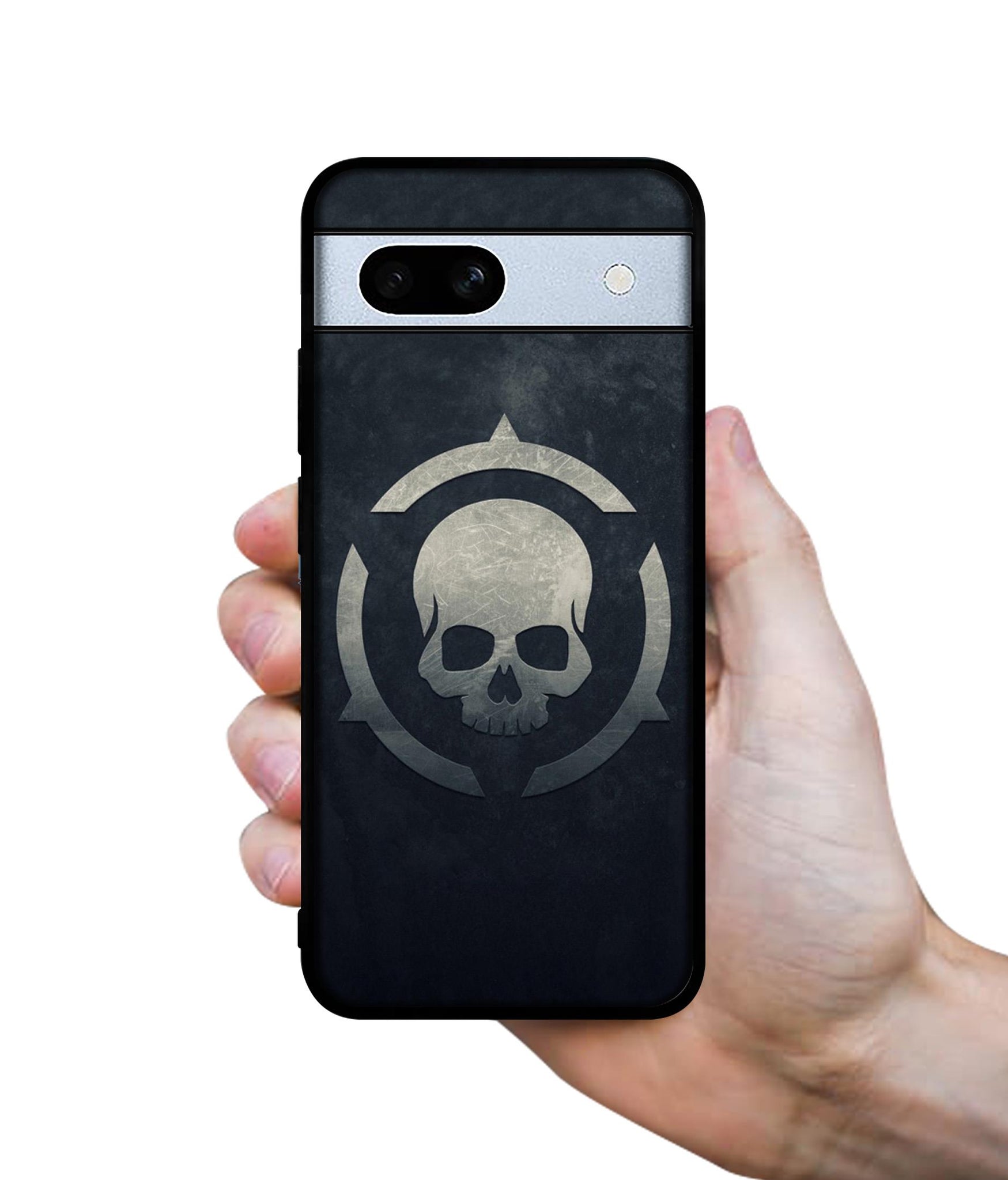 Skull Pattern Print Designer 2D Printed Back Case Cover for Google Pixel 7A 5G