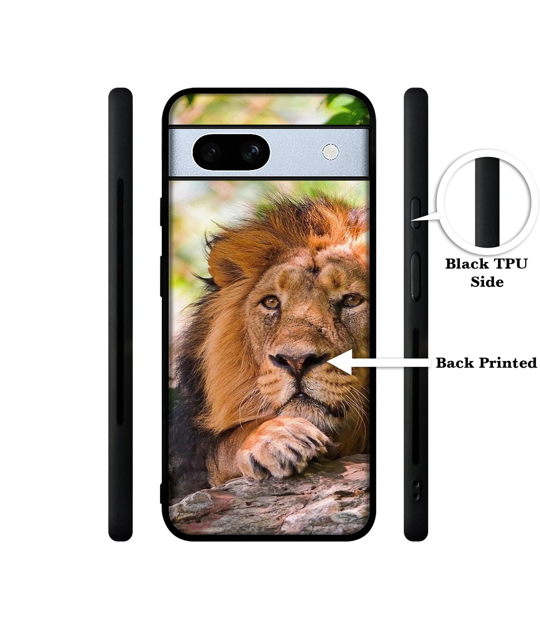 Tiger Pattern Print Designer 2D Printed Back Case Cover for Google Pixel 7A 5G