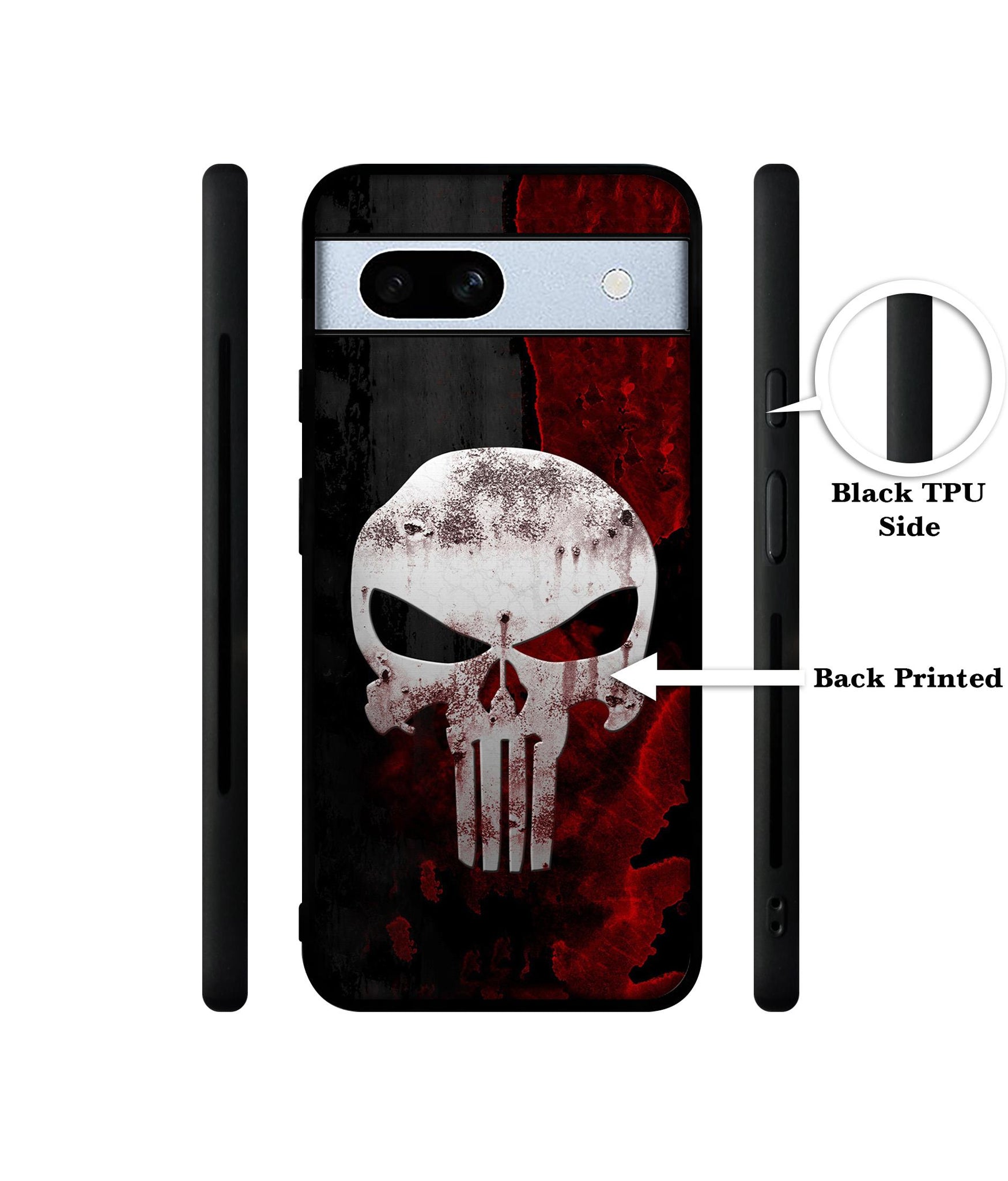 Punisher Skull Designer 2D Printed Back Case Cover for Google Pixel 7A 5G