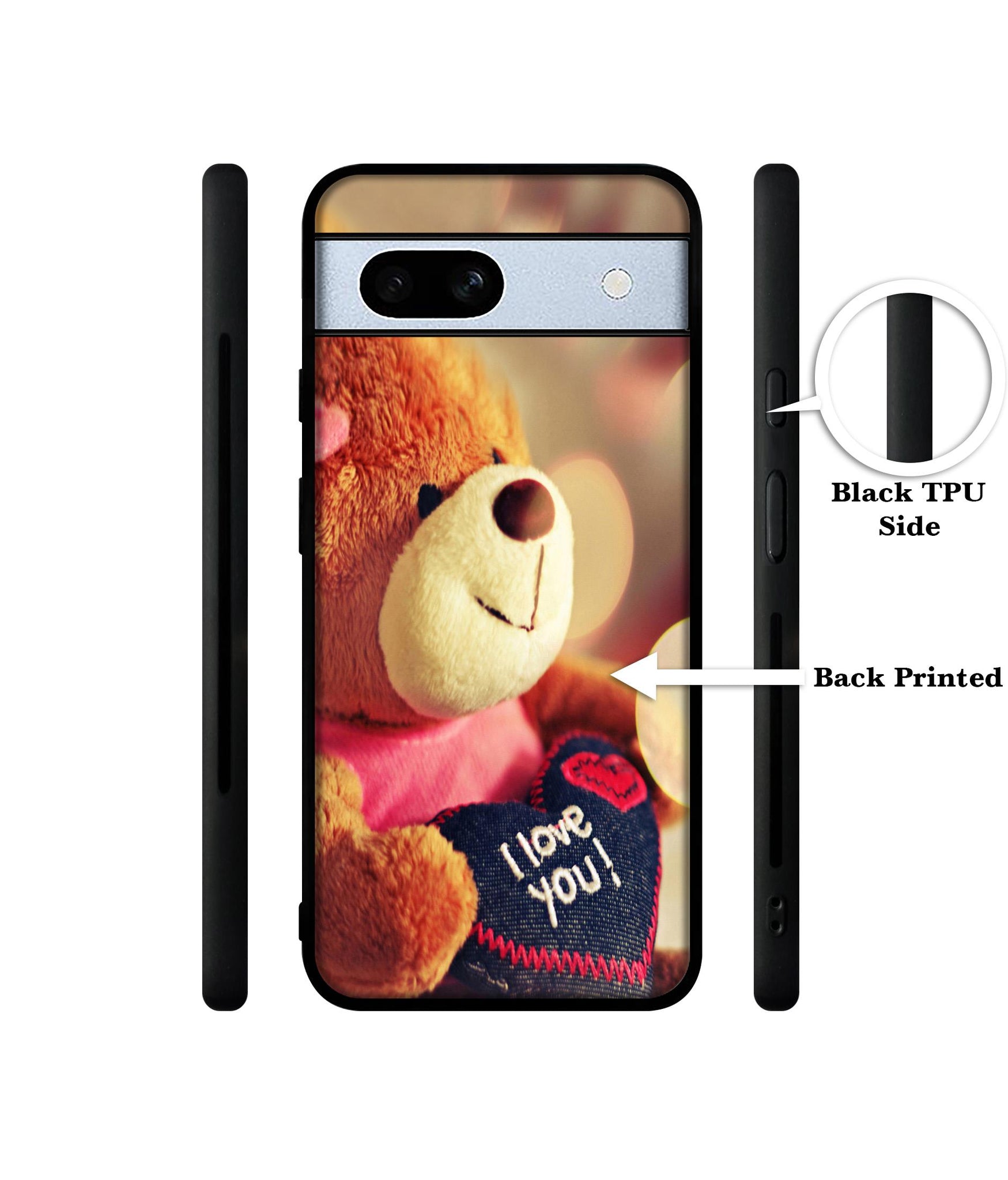 Teddy Bear Designer 2D Printed Back Case Cover for Google Pixel 7A 5G