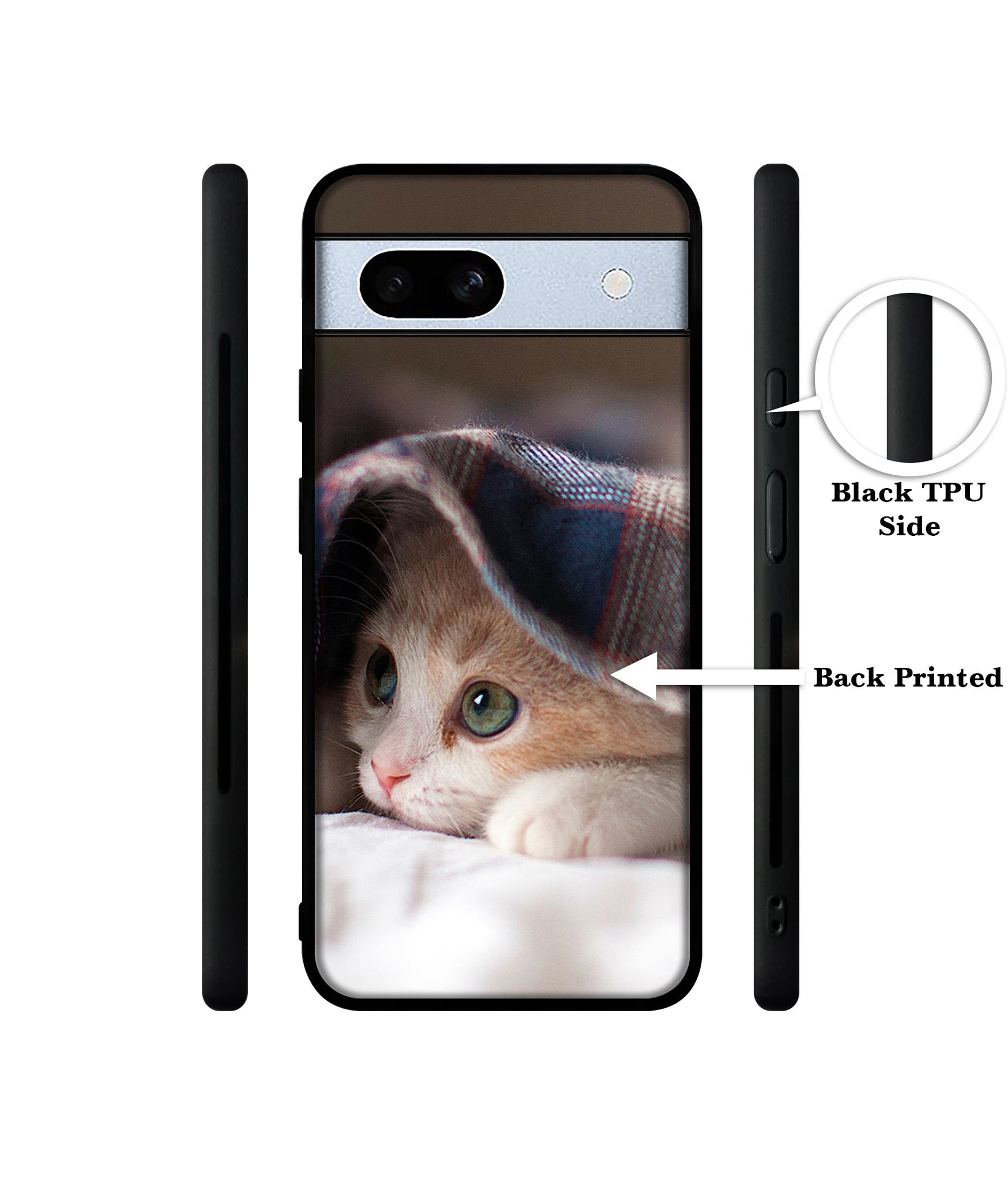 Sleepy Kitten Designer 2D Printed Back Case Cover for Google Pixel 7A 5G