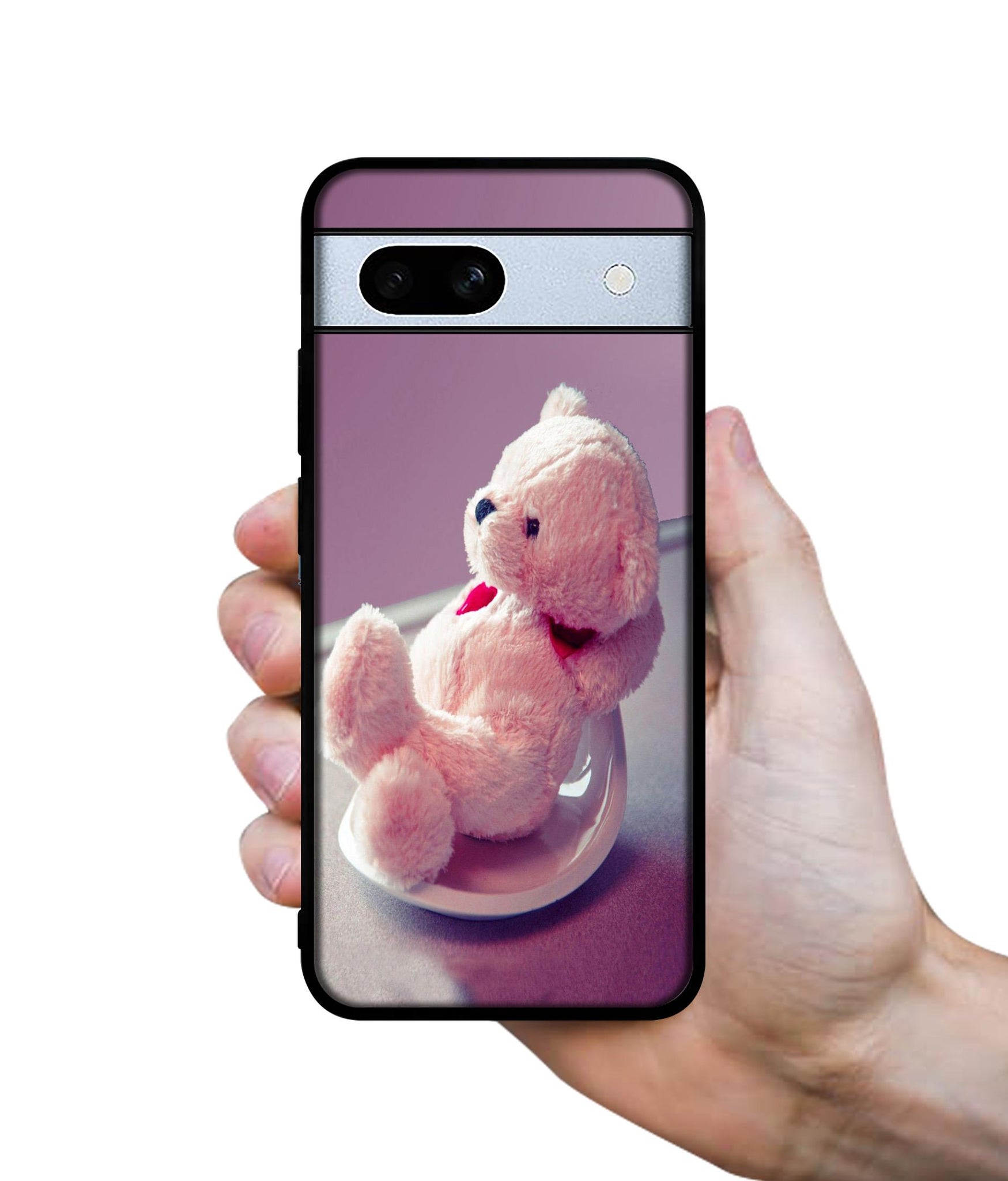 Cute Teddy Bear Designer 2D Printed Back Case Cover for Google Pixel 7A 5G