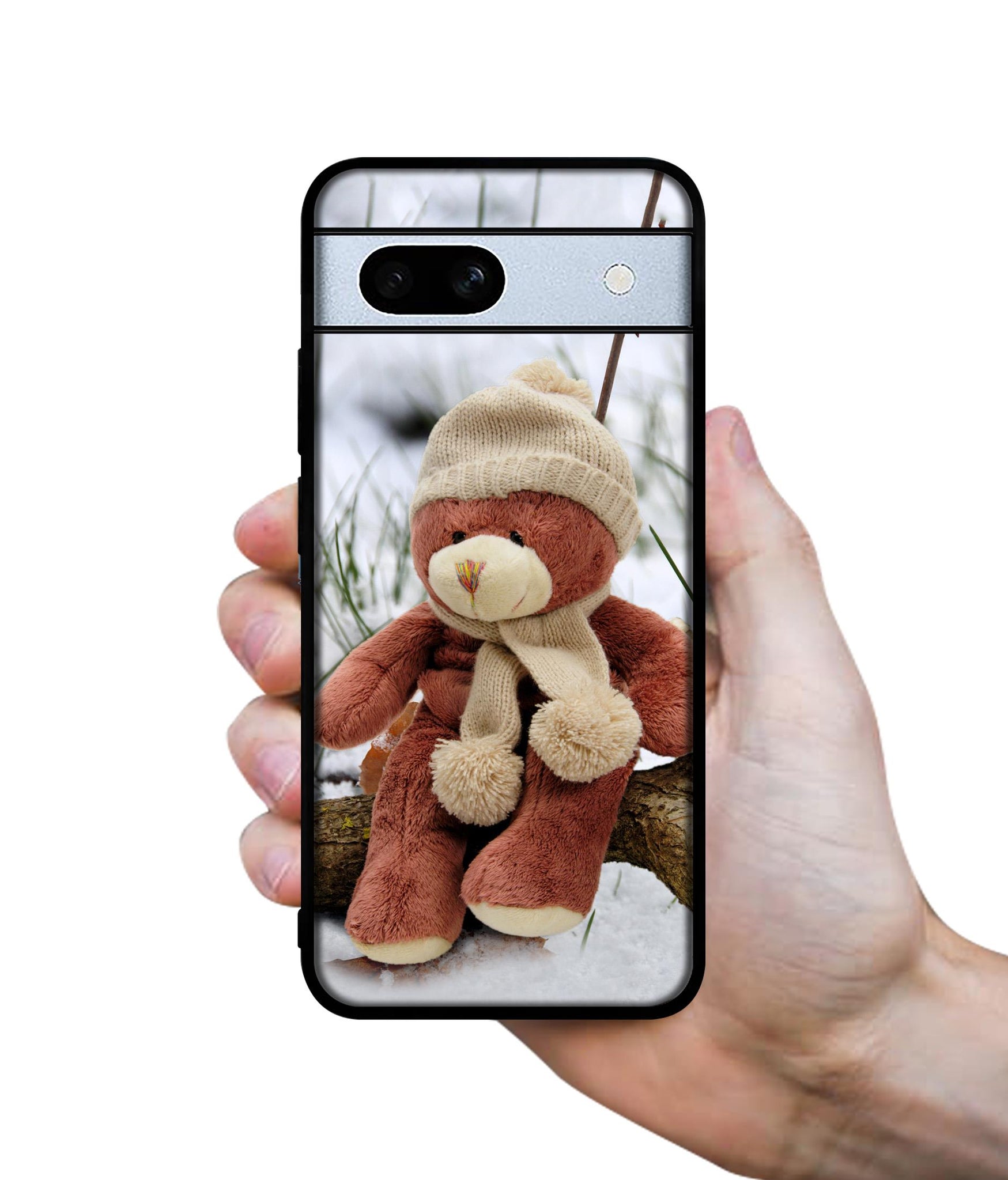 Woolen Bear Designer 2D Printed Back Case Cover for Google Pixel 7A 5G