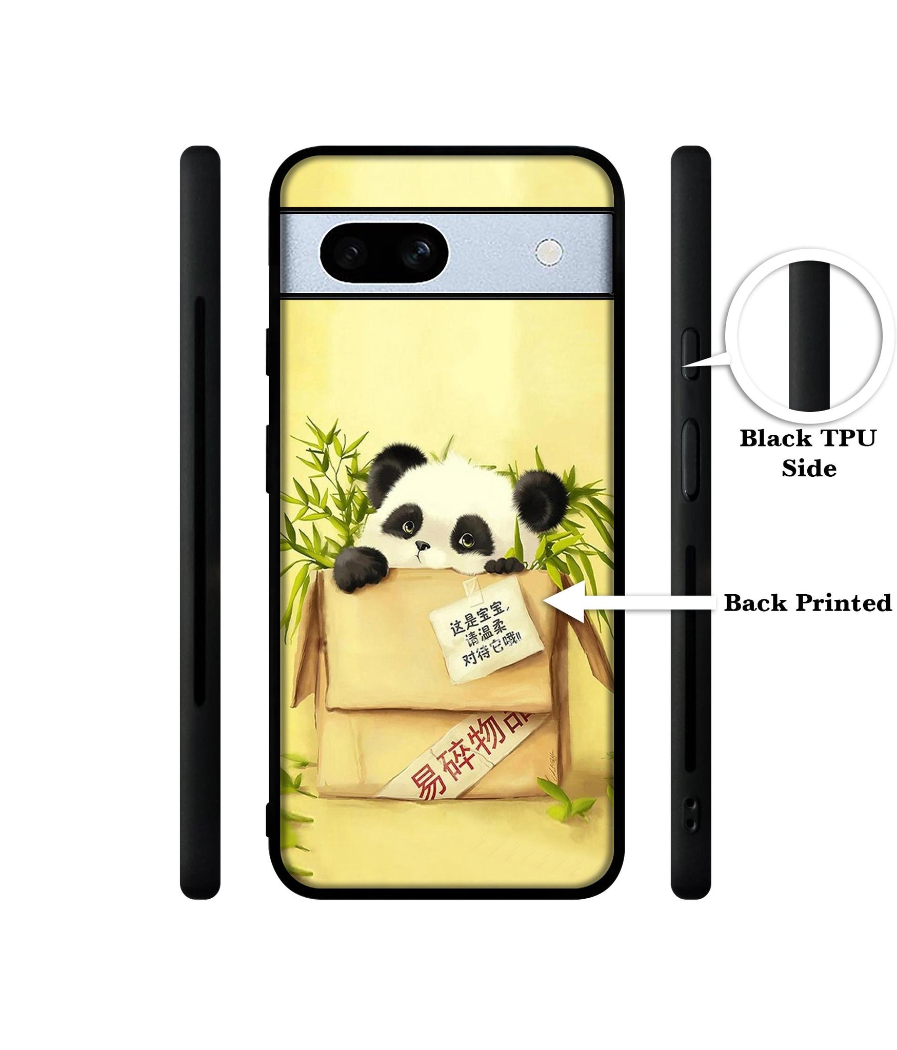 Panda In Box Designer 2D Printed Back Case Cover for Google Pixel 7A 5G