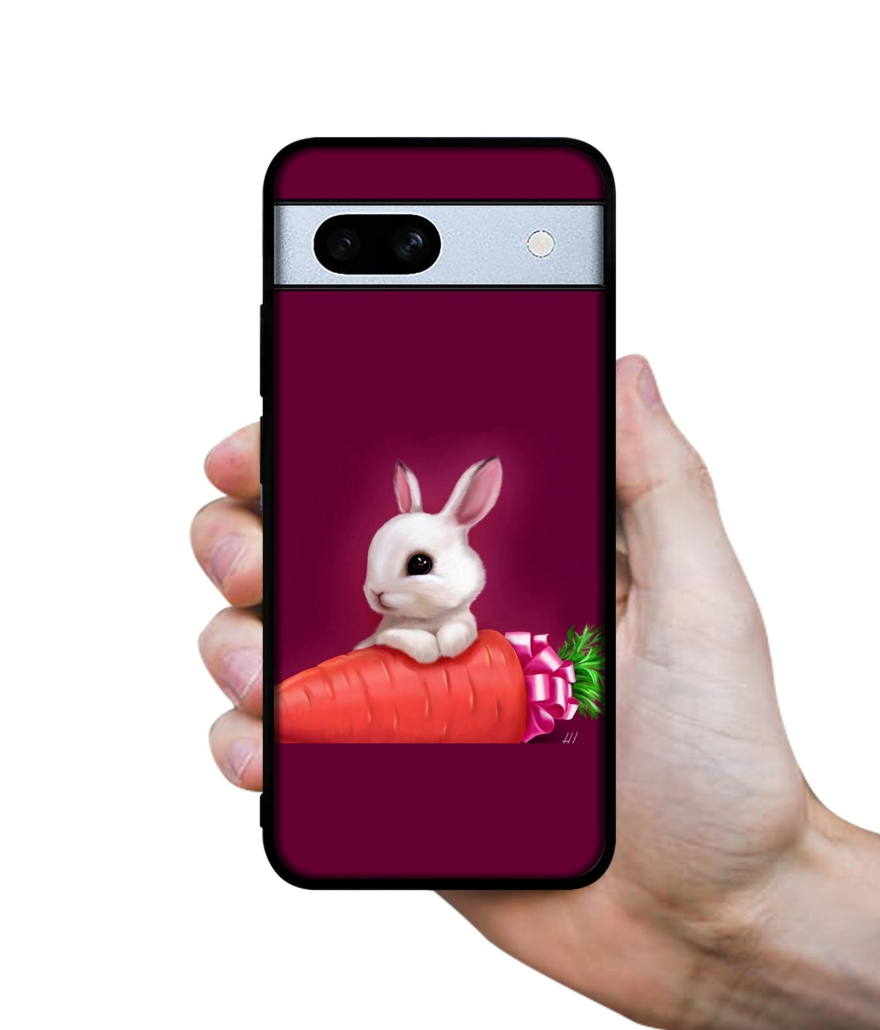 Bunny With Carrot Designer 2D Printed Back Case Cover for Google Pixel 7A 5G