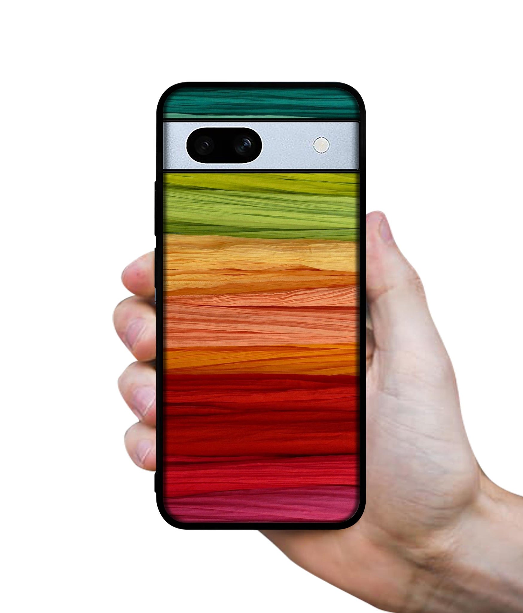 Colorful Thread Designer 2D Printed Back Case Cover for Google Pixel 7A 5G