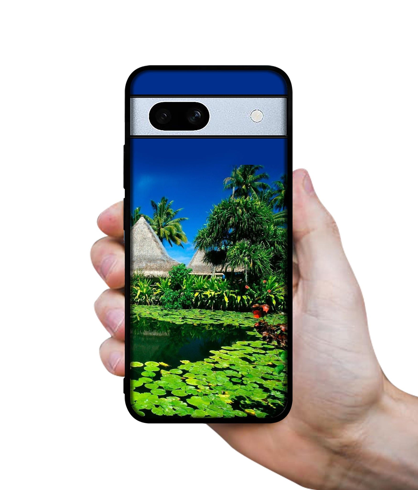 Tropics Water Designer 2D Printed Back Case Cover for Google Pixel 7A 5G