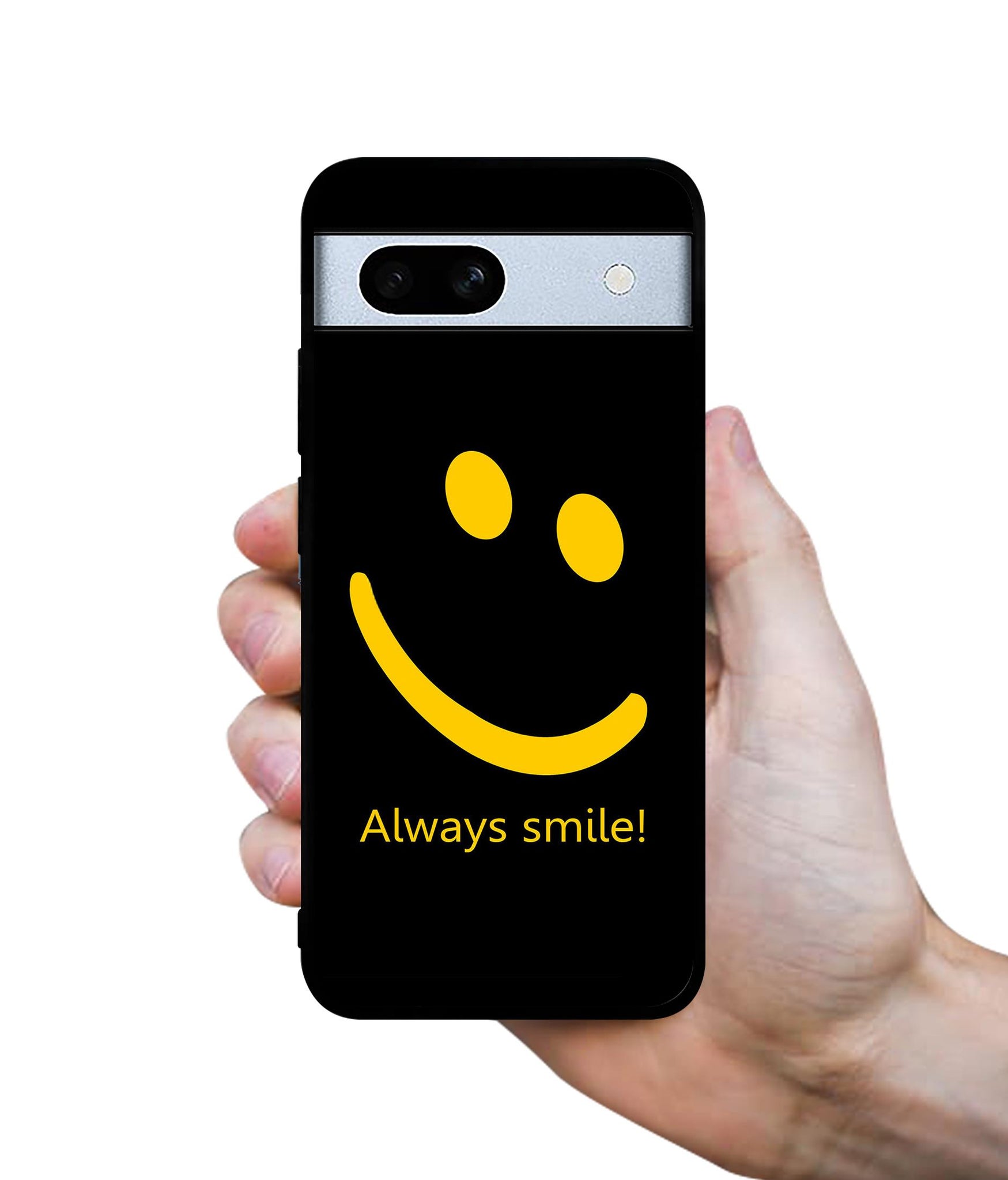 Always Smile Quote Designer 2D Printed Back Case Cover for Google Pixel 7A 5G
