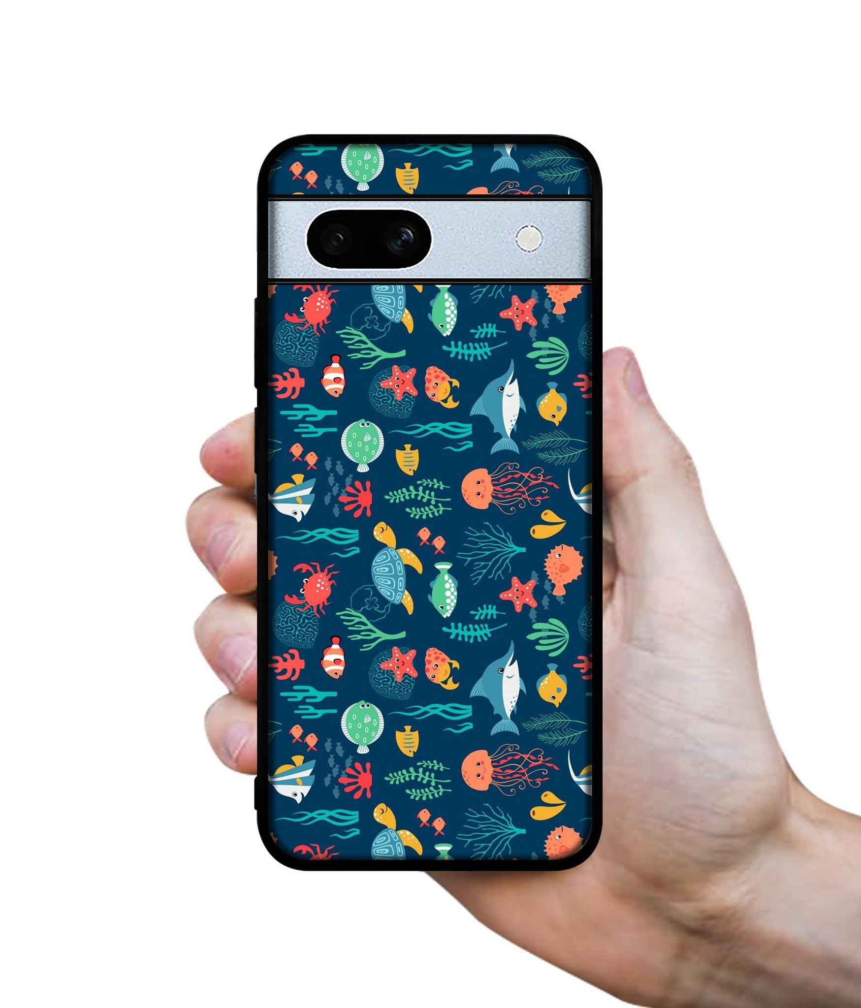 Aquarium Texture Designer 2D Printed Back Case Cover for Google Pixel 7A 5G