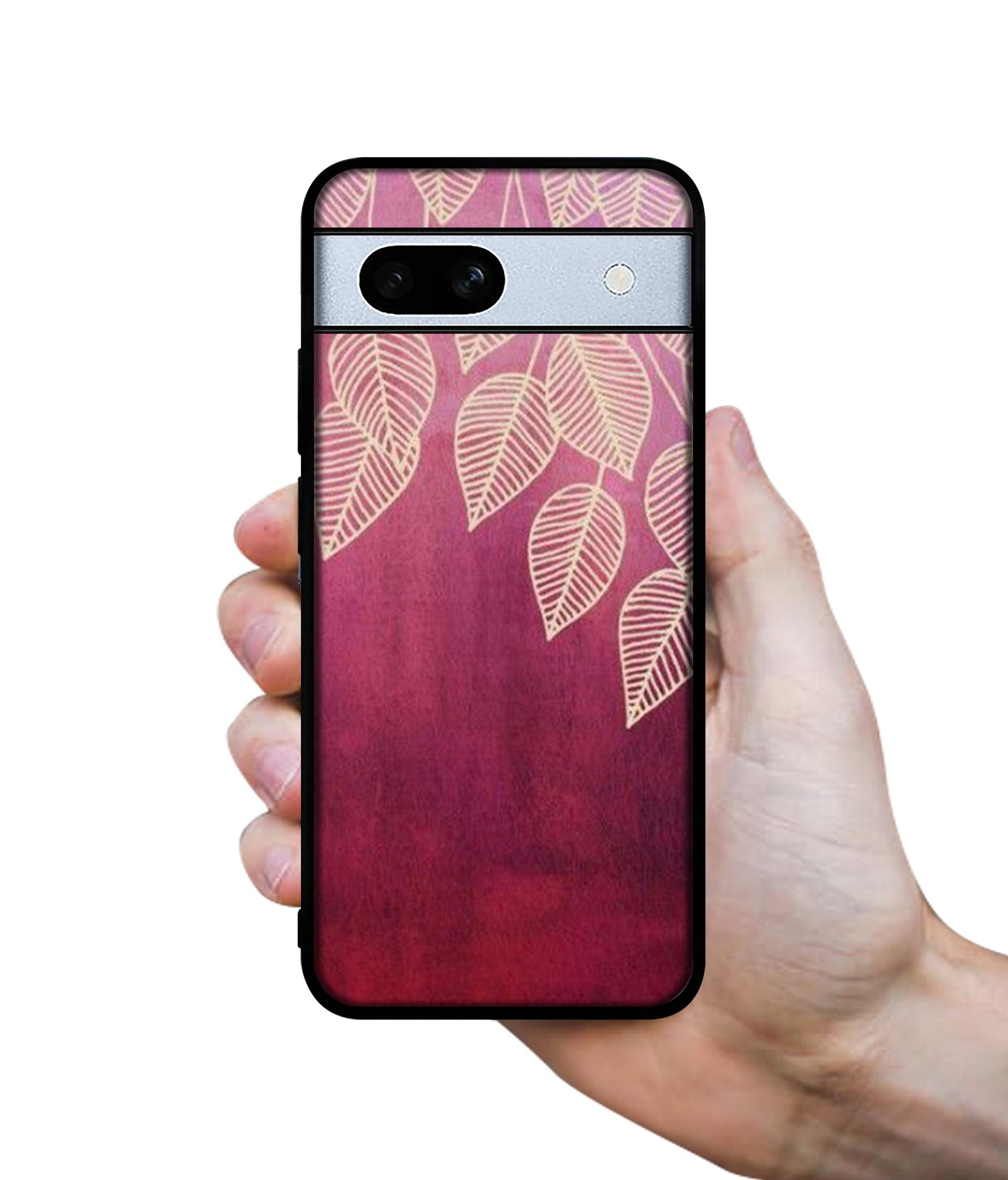Leaf Pattern Designer 2D Printed Back Case Cover for Google Pixel 7A 5G