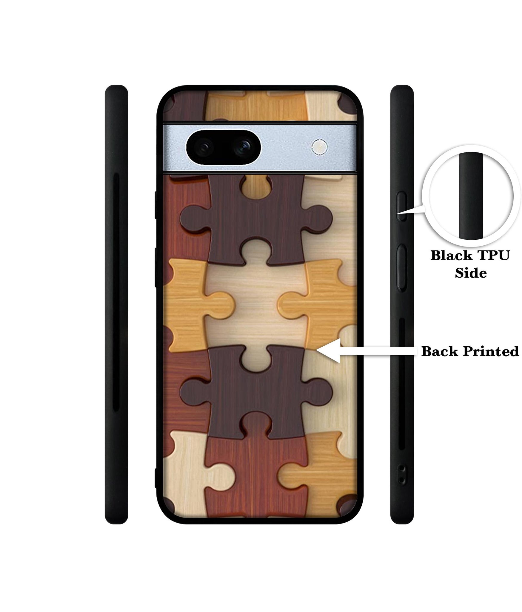 Puzzle Pattern Designer 2D Printed Back Case Cover for Google Pixel 7A 5G