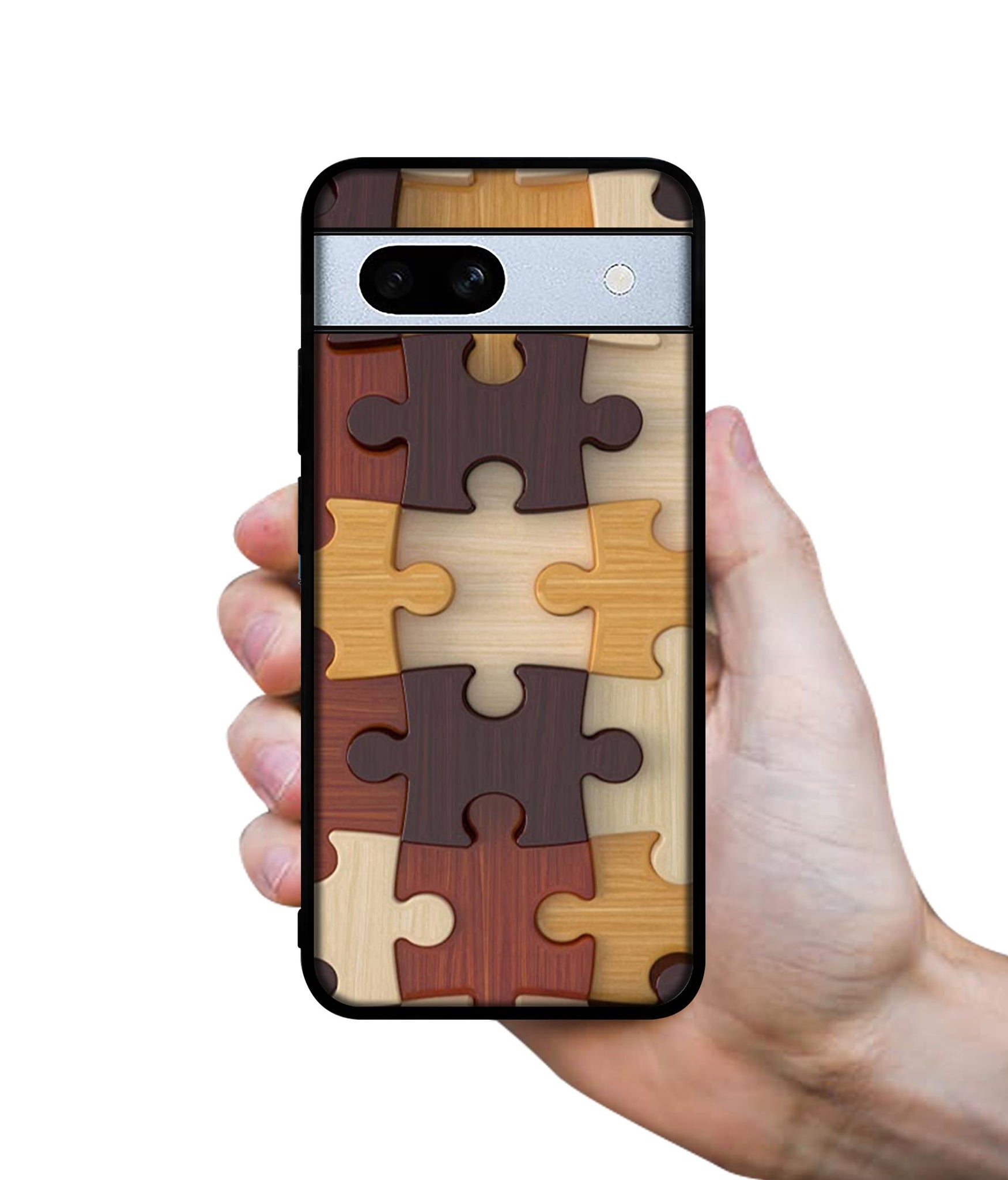 Puzzle Pattern Designer 2D Printed Back Case Cover for Google Pixel 7A 5G