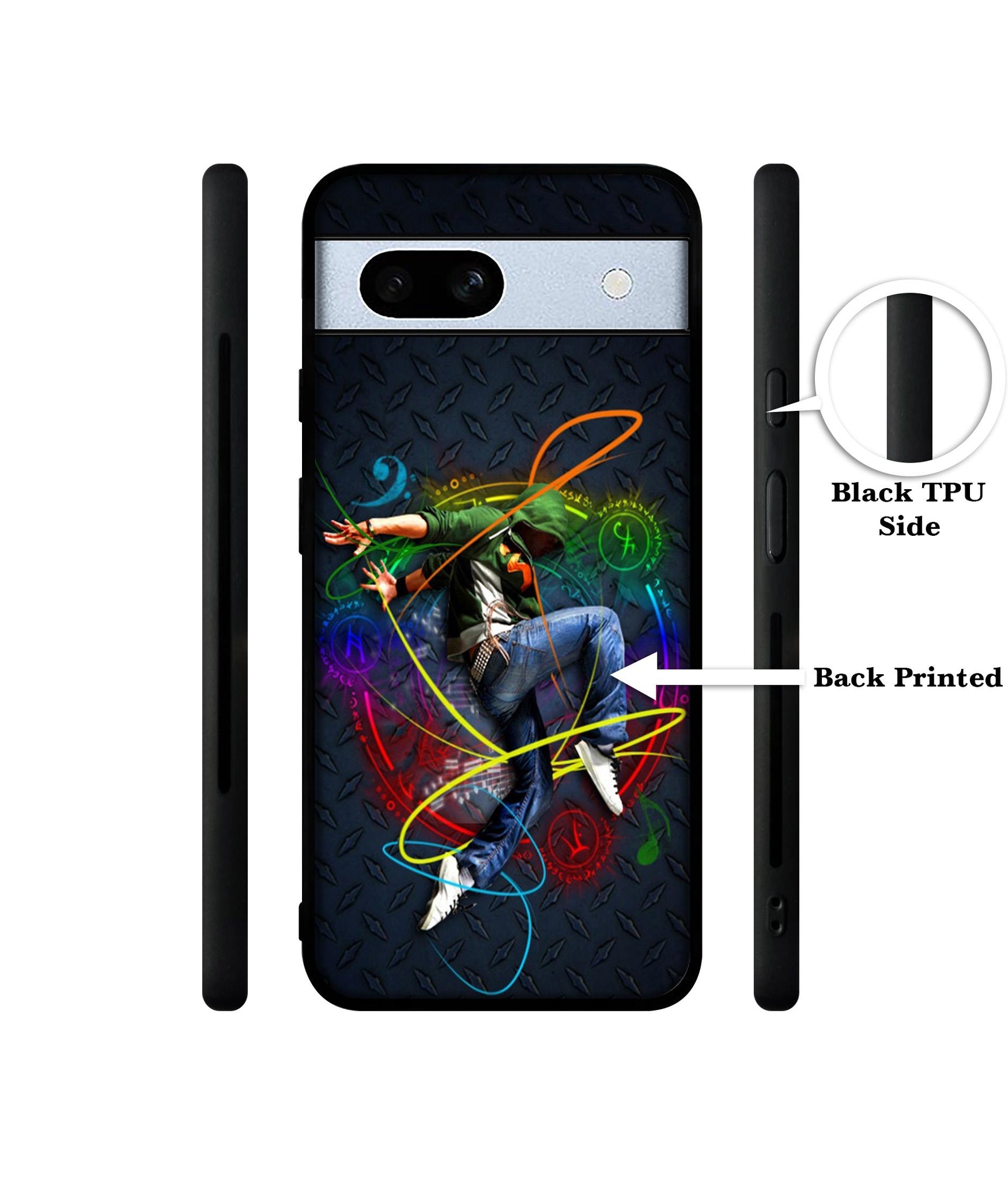Boy With Music Designer 2D Printed Back Case Cover for Google Pixel 7A 5G