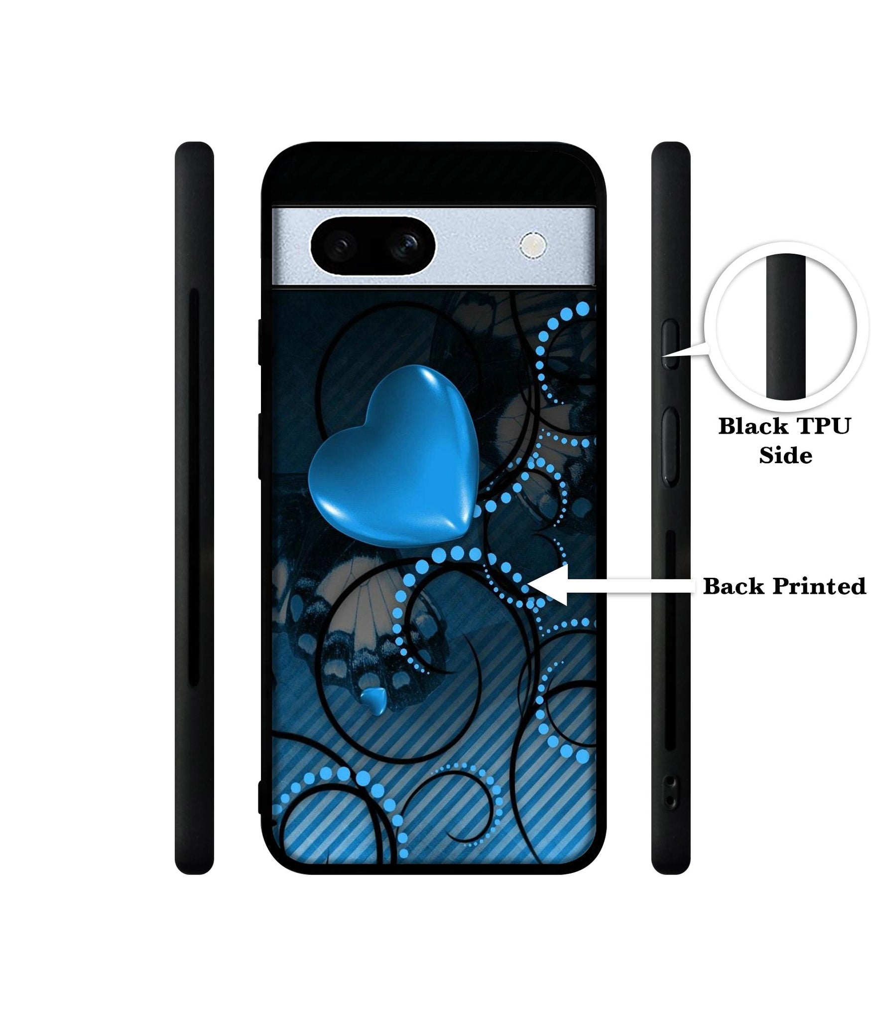 Hart Designer 2D Printed Back Case Cover for Google Pixel 7A 5G