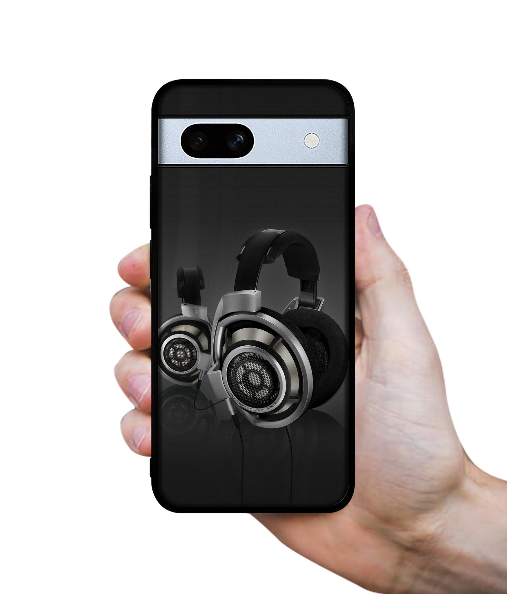 Head Phone Designer 2D Printed Back Case Cover for Google Pixel 7A 5G