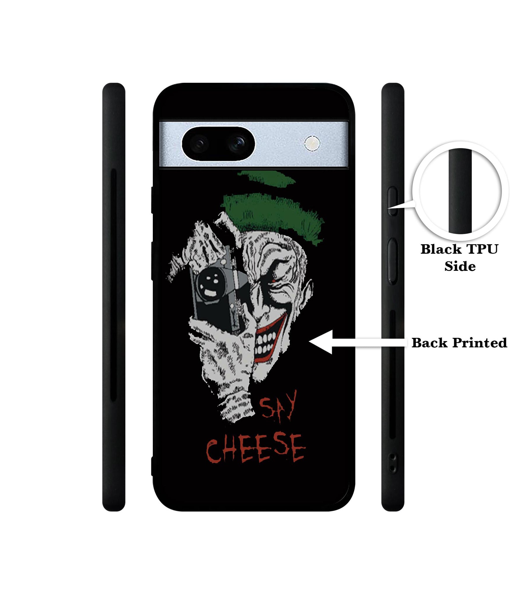 Joker Say Cheese Designer 2D Printed Back Case Cover for Google Pixel 7A 5G