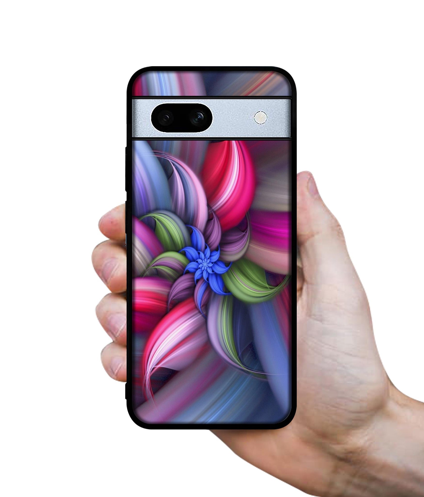 Colorful Flower Designer 2D Printed Back Case Cover for Google Pixel 7A 5G