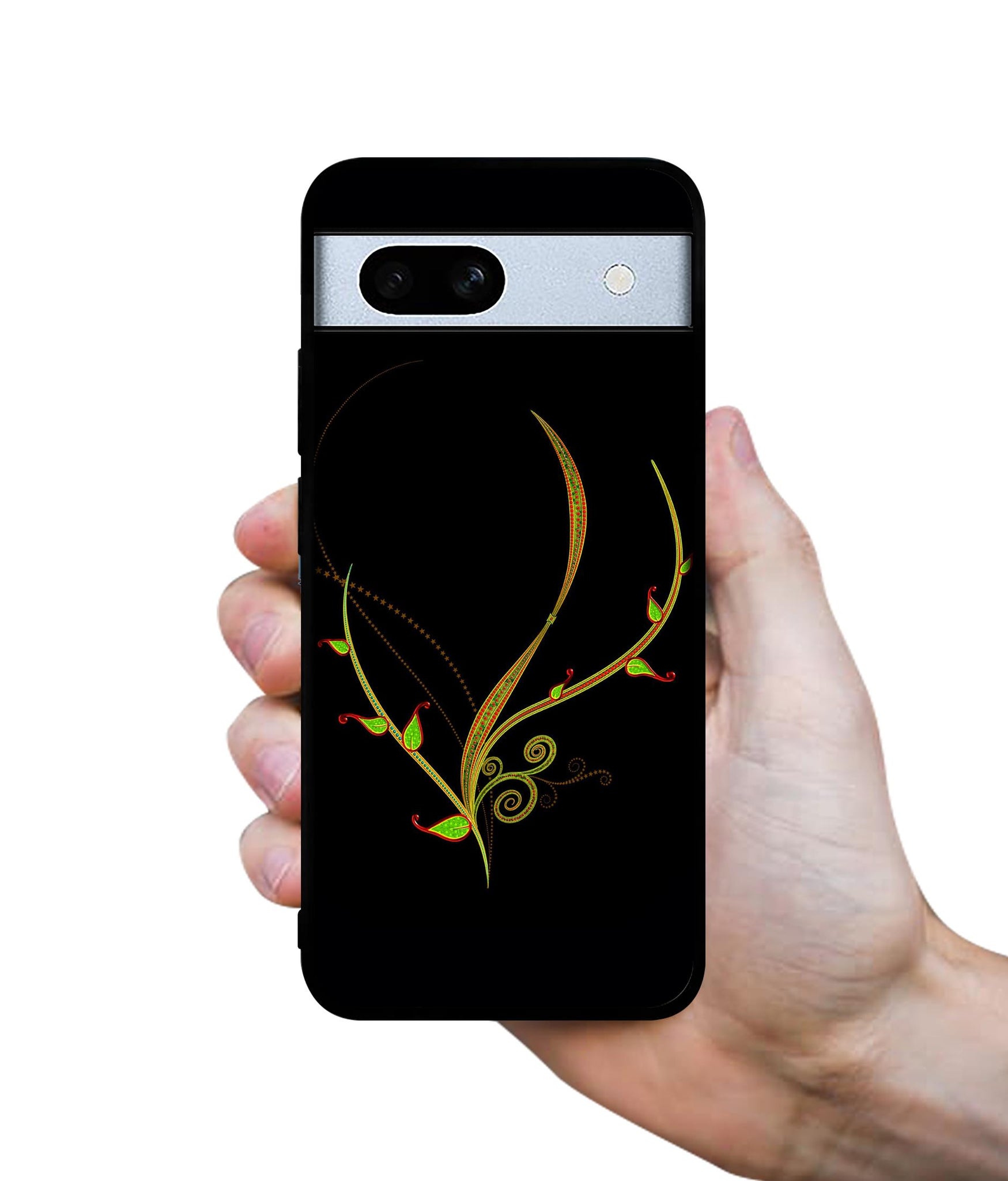 Yellow Pattern Designer 2D Printed Back Case Cover for Google Pixel 7A 5G
