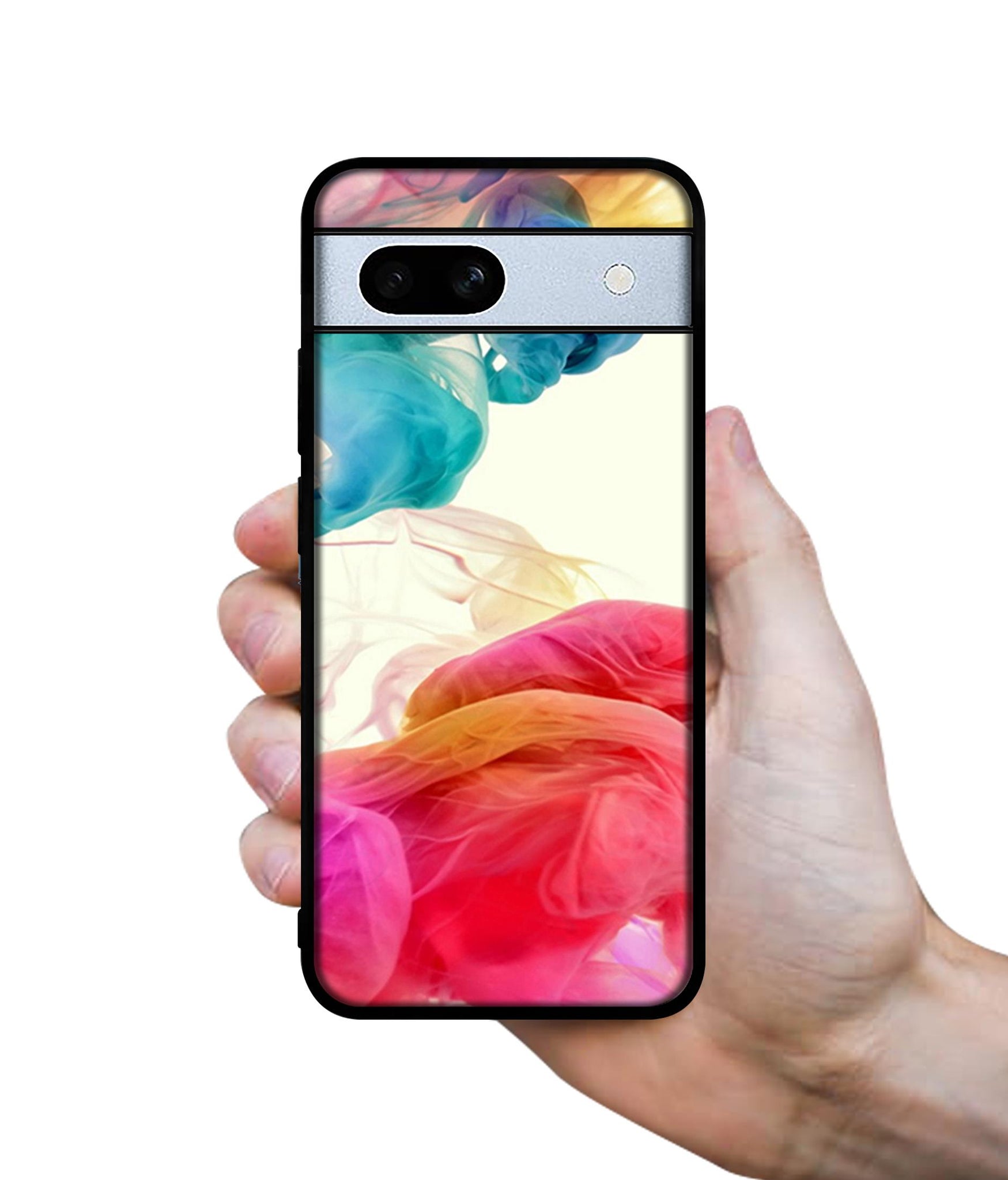 Colored Smoke Designer 2D Printed Back Case Cover for Google Pixel 7A 5G