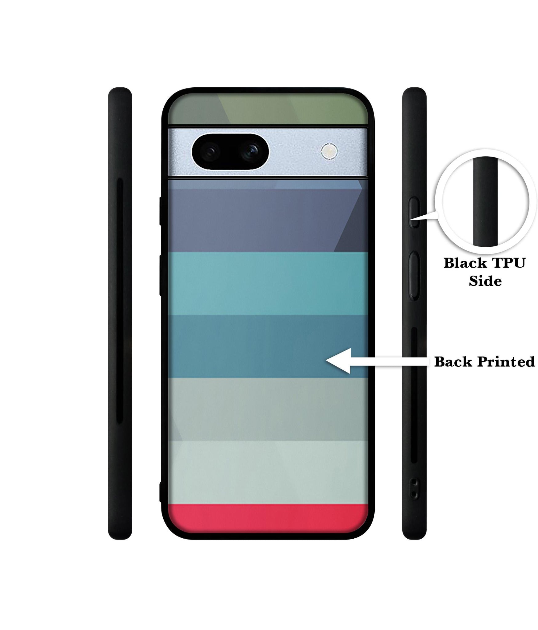 Colorful Lines Designer 2D Printed Back Case Cover for Google Pixel 7A 5G