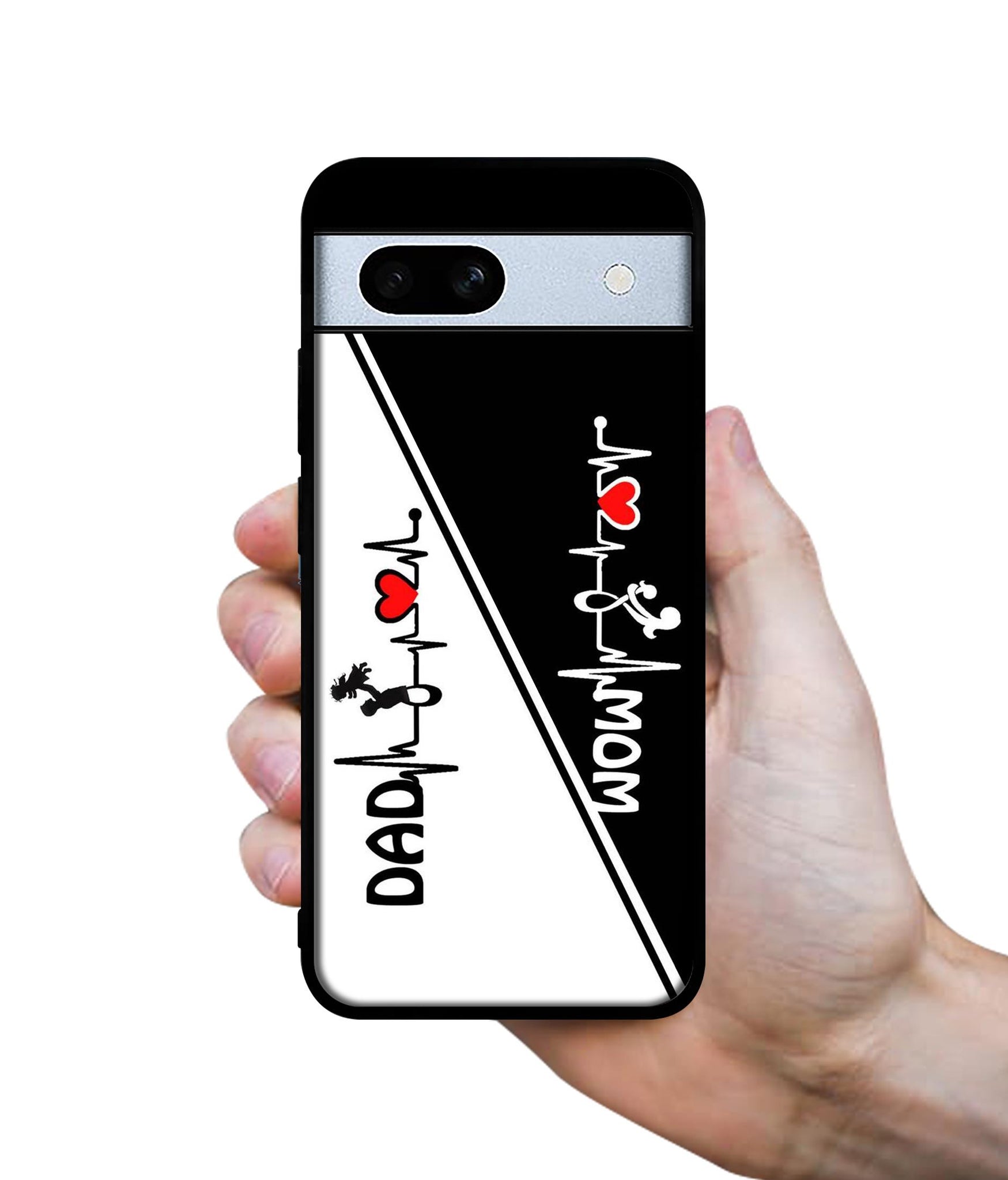 Mom and Dad Lover Designer 2D Printed Back Case Cover for Google Pixel 7A 5G