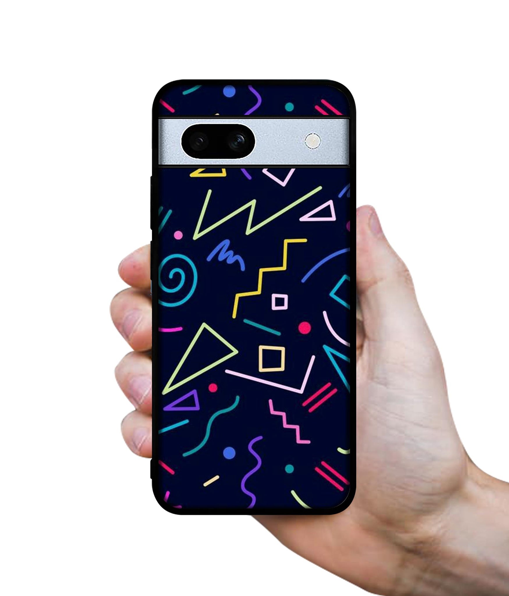 Retro Abstract Designer 2D Printed Back Case Cover for Google Pixel 7A 5G