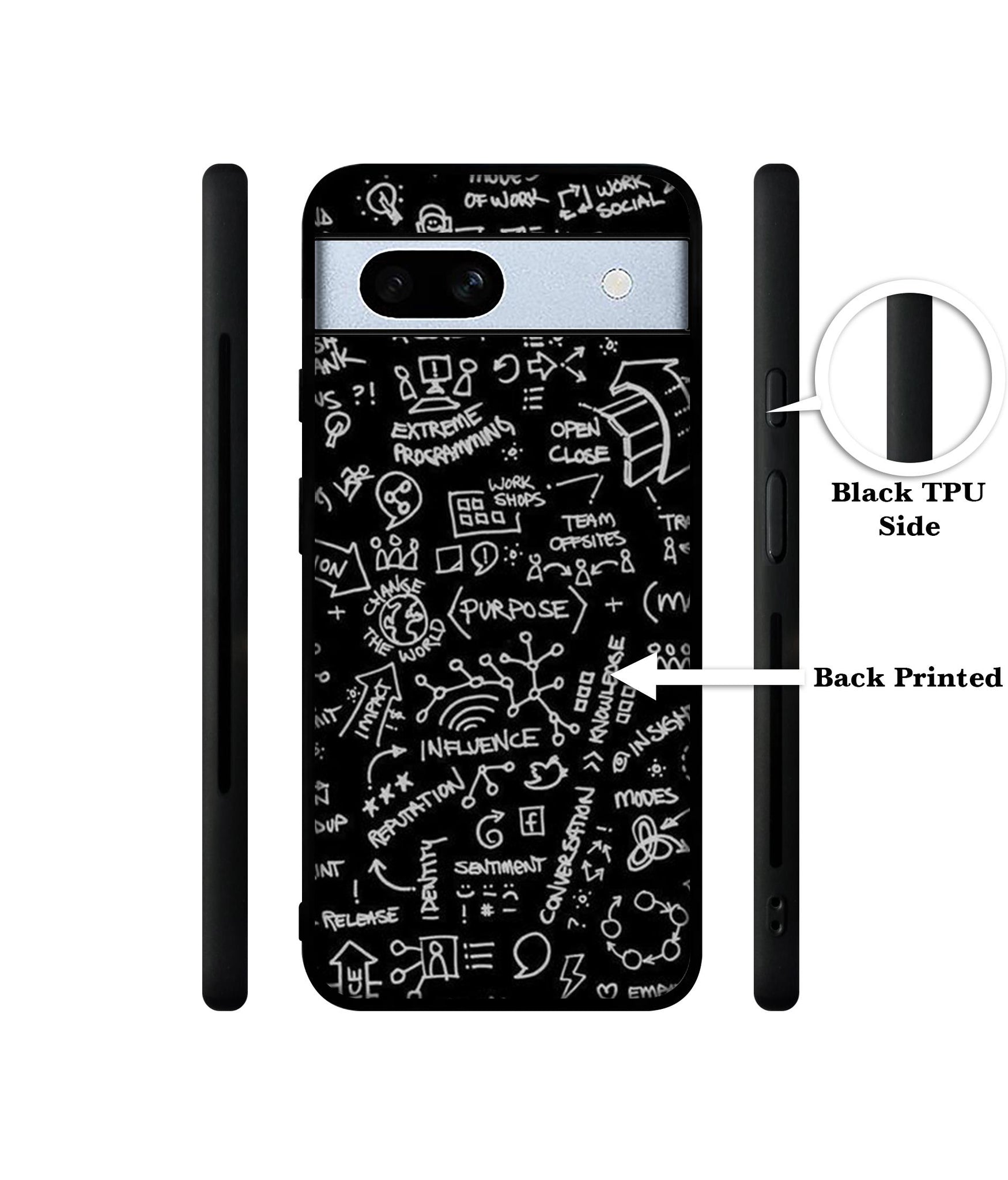 Formulas Designer 2D Printed Back Case Cover for Google Pixel 7A 5G