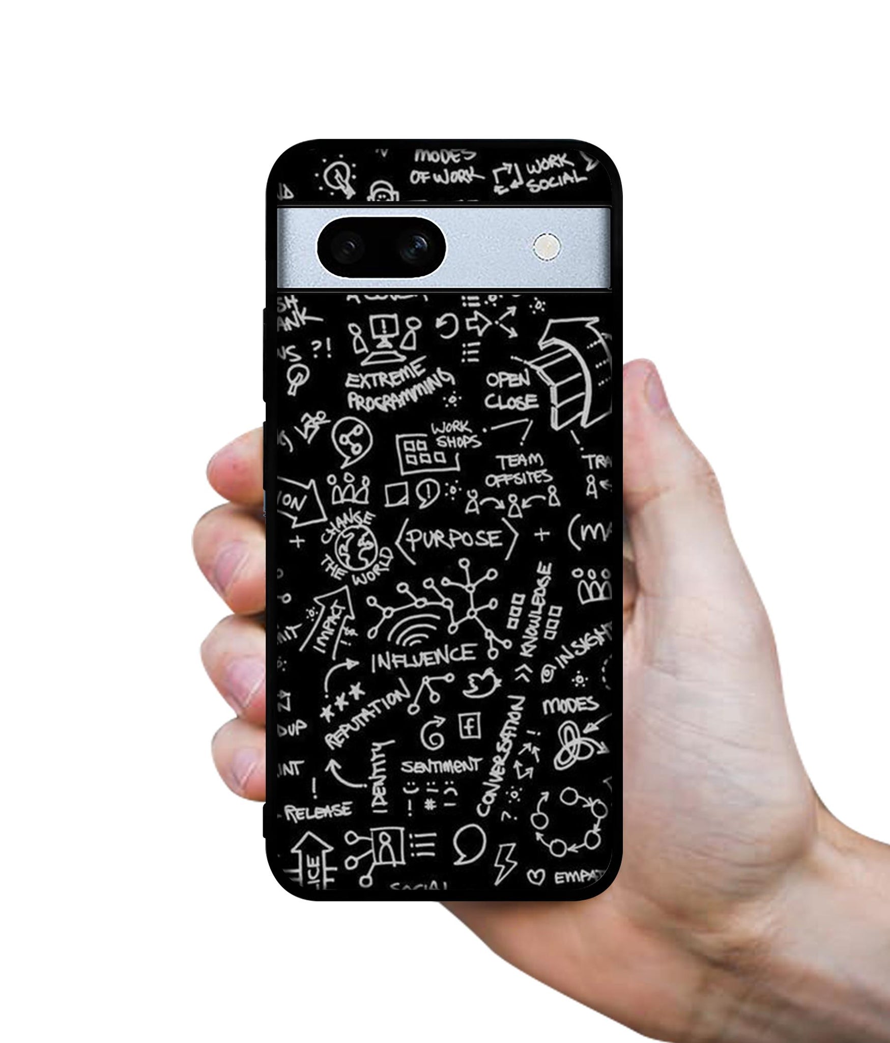 Formulas Designer 2D Printed Back Case Cover for Google Pixel 7A 5G