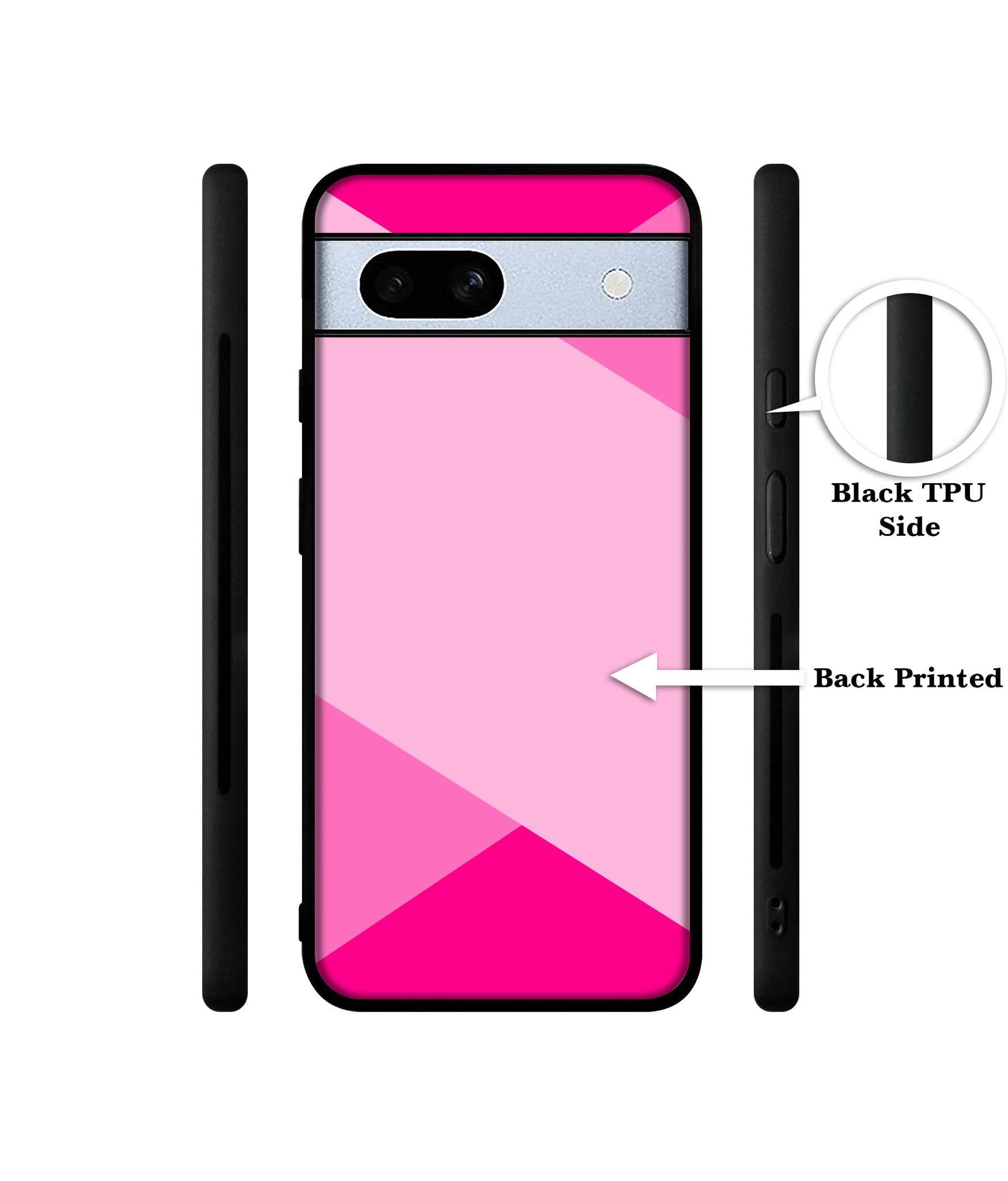 Pink Cross Vector Designer 2D Printed Back Case Cover for Google Pixel 7A 5G