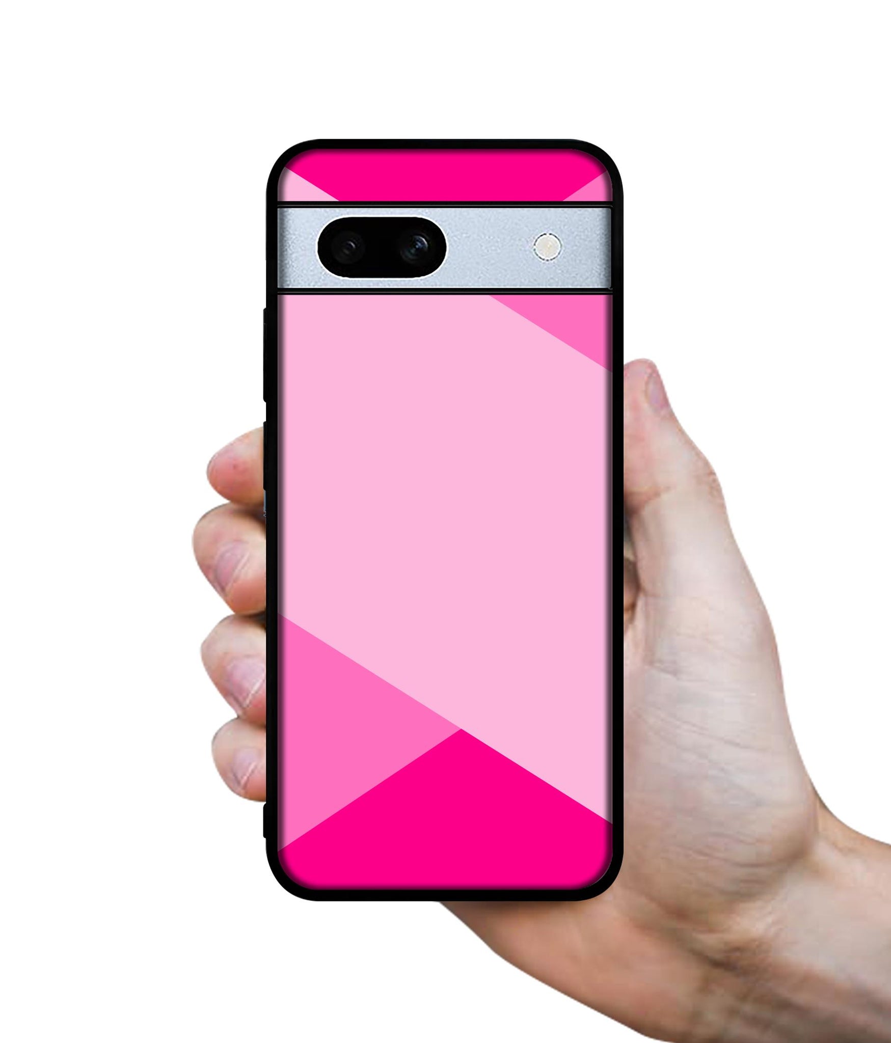 Pink Cross Vector Designer 2D Printed Back Case Cover for Google Pixel 7A 5G