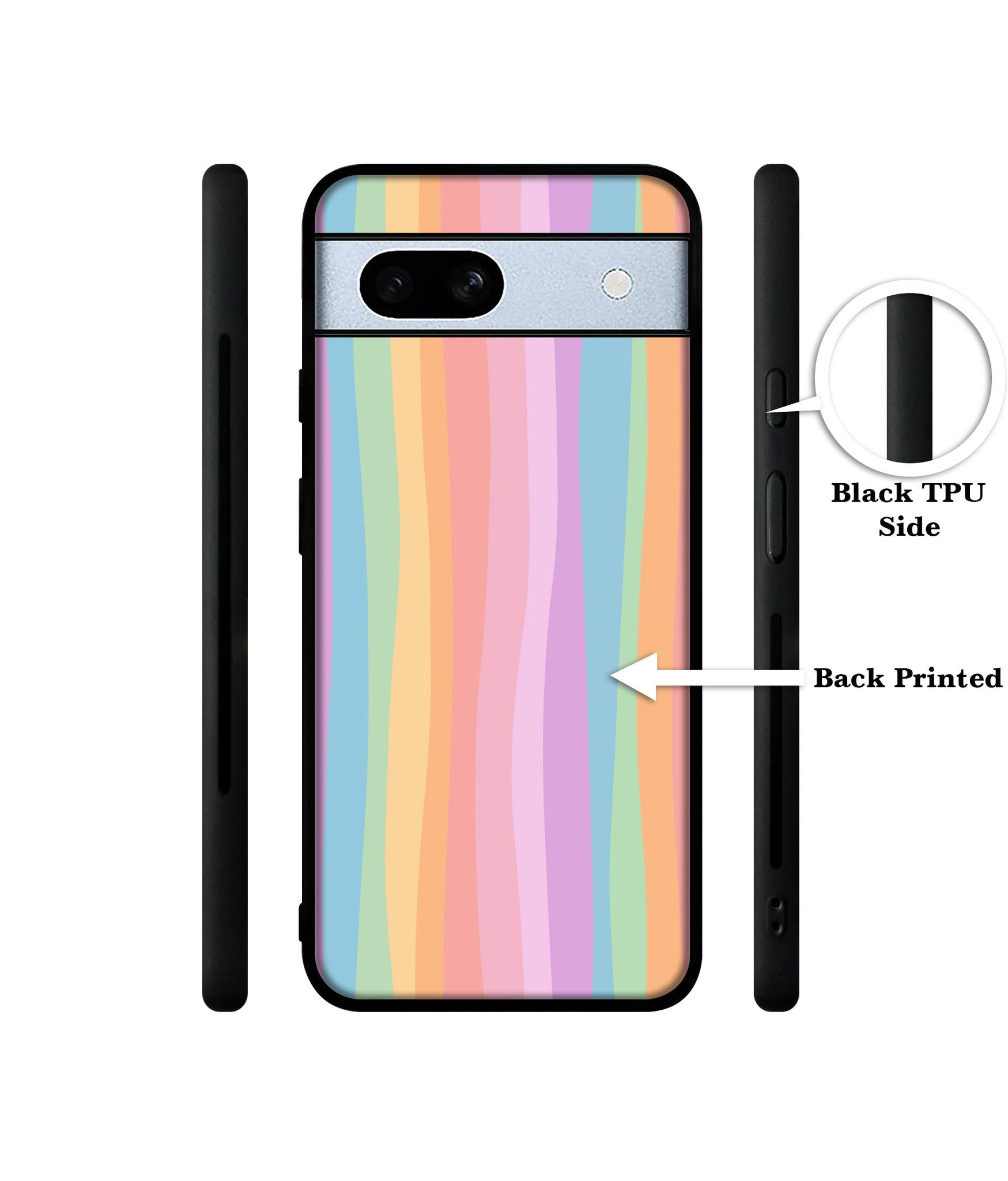 Cool Rainbow Designer 2D Printed Back Case Cover for Google Pixel 7A 5G