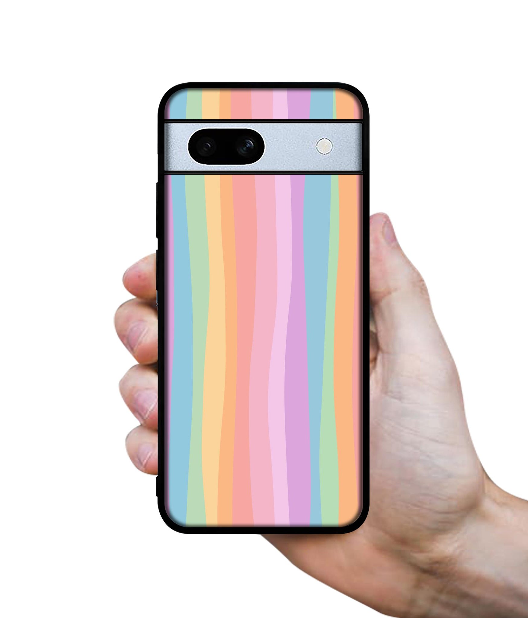 Cool Rainbow Designer 2D Printed Back Case Cover for Google Pixel 7A 5G