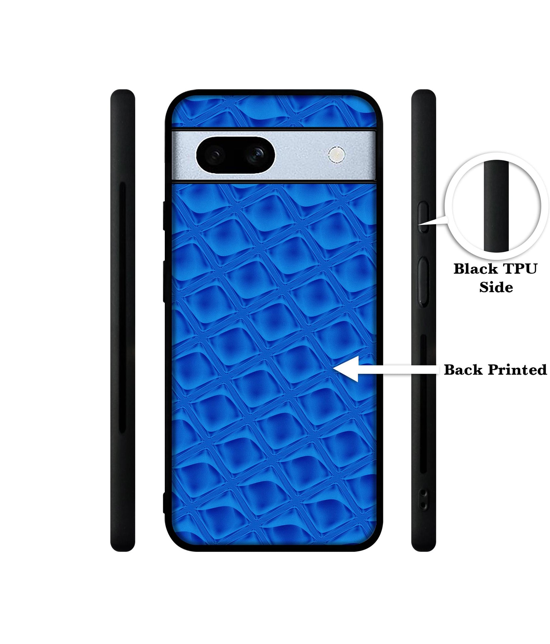 Blue Diamond Designer 2D Printed Back Case Cover for Google Pixel 7A 5G
