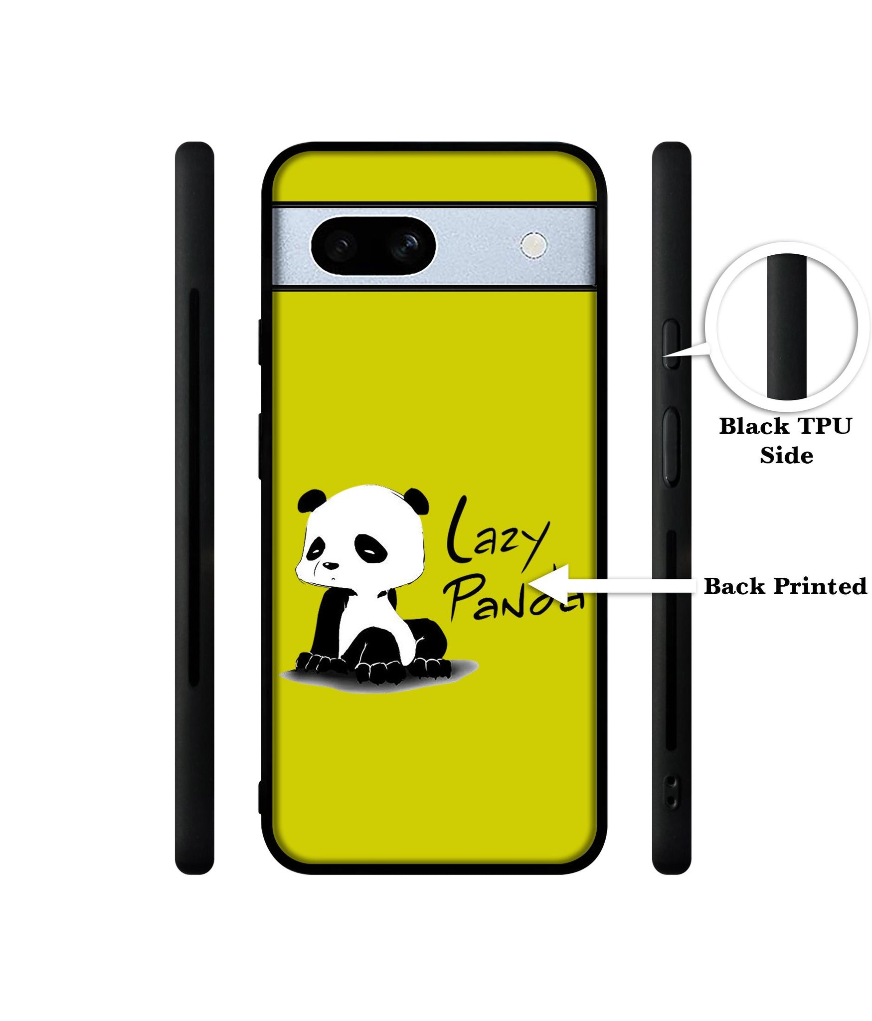 Lazy Panda Designer 2D Printed Back Case Cover for Google Pixel 7A 5G