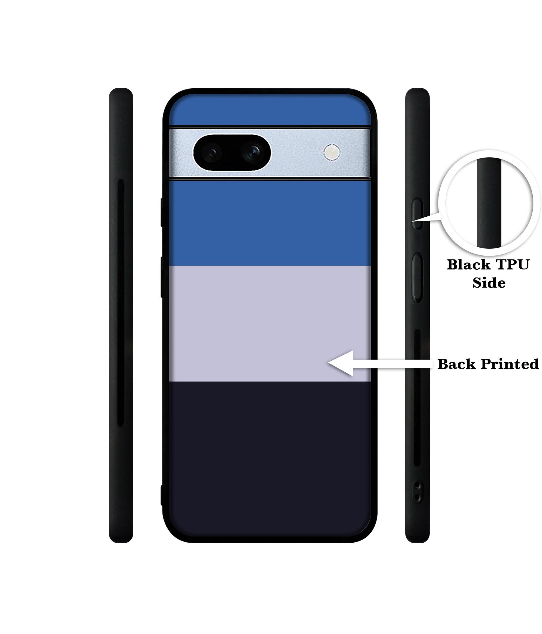 Three Color Stripes Designer 2D Printed Back Case Cover for Google Pixel 7A 5G