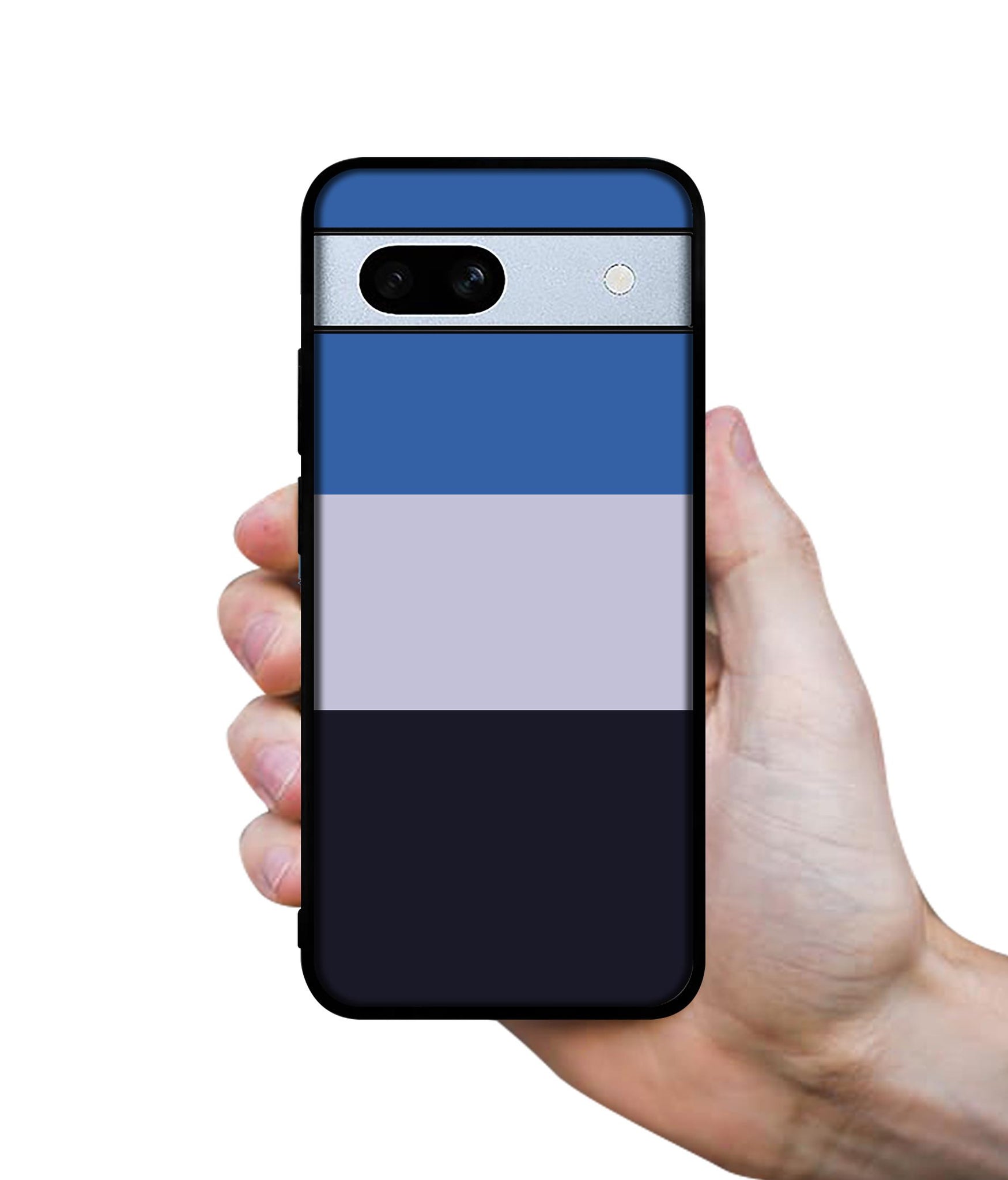 Three Color Stripes Designer 2D Printed Back Case Cover for Google Pixel 7A 5G