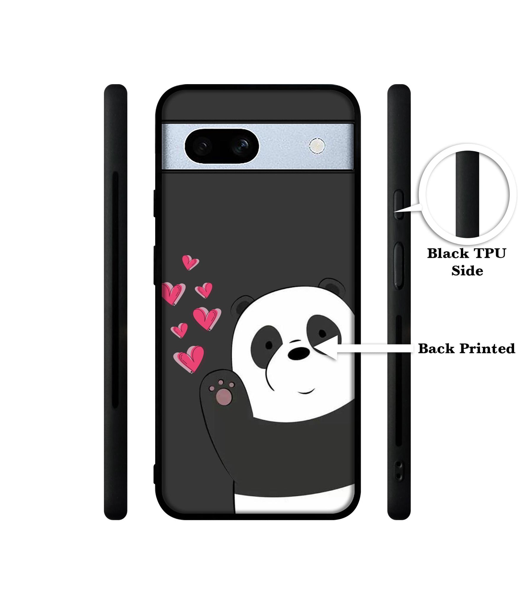 Love Panda Designer 2D Printed Back Case Cover for Google Pixel 7A 5G