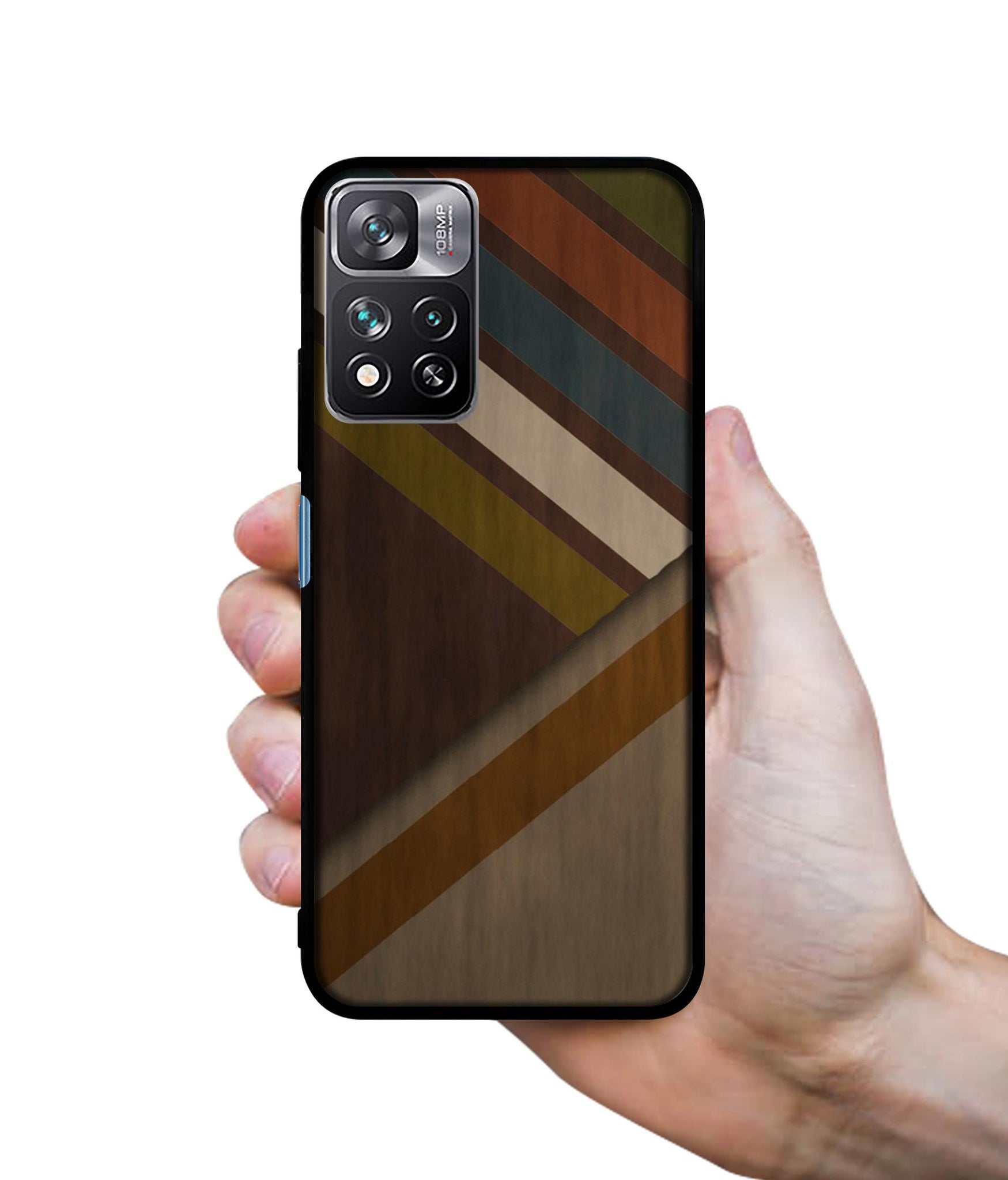 Colorful Wooden Pattern Designer 2D Printed Back Case Cover for Mi 11i Hypercharge 5G / Mi 11i 5G