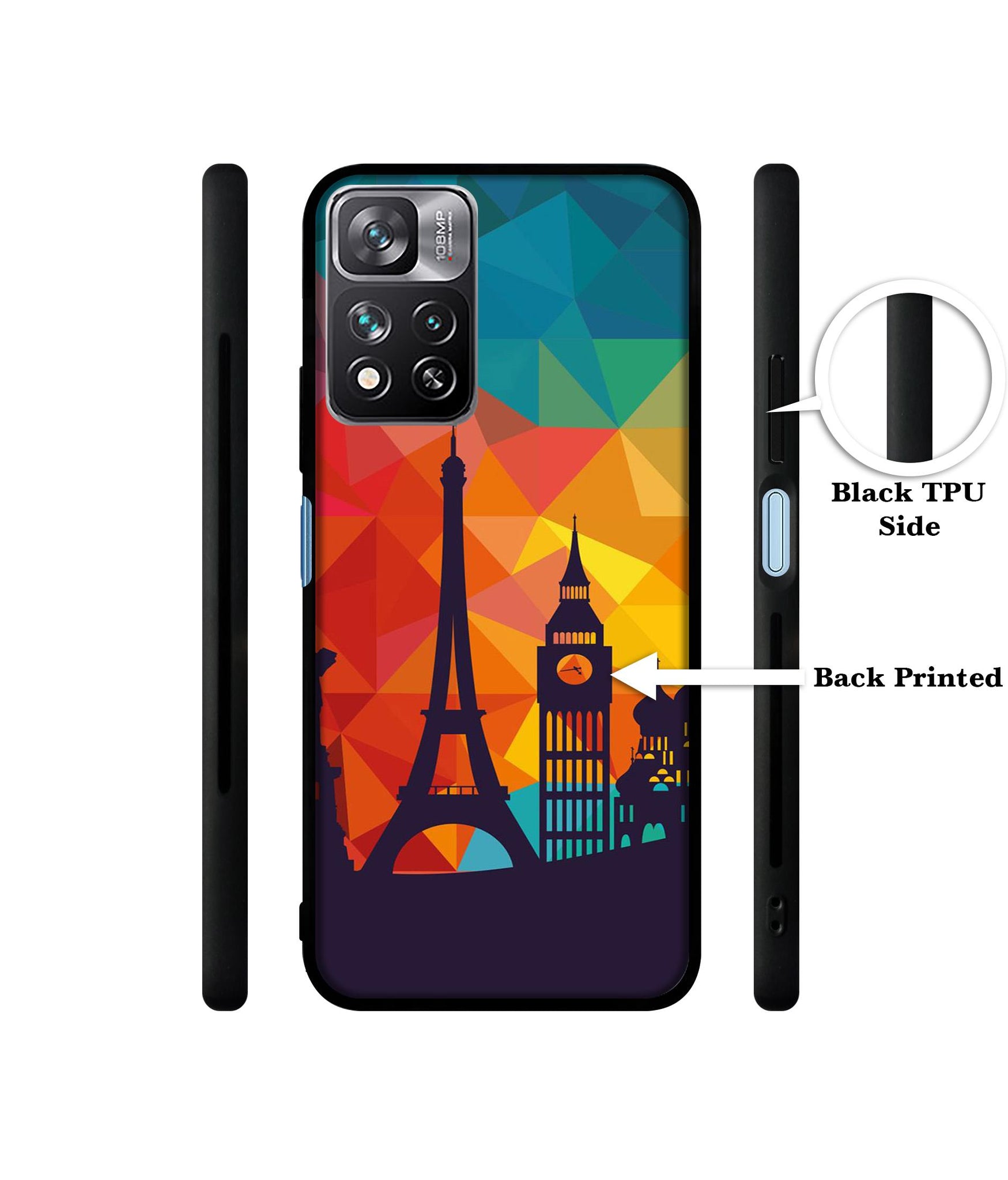 Colored Paris Designer 2D Printed Back Case Cover for Mi 11i Hypercharge 5G / Mi 11i 5G